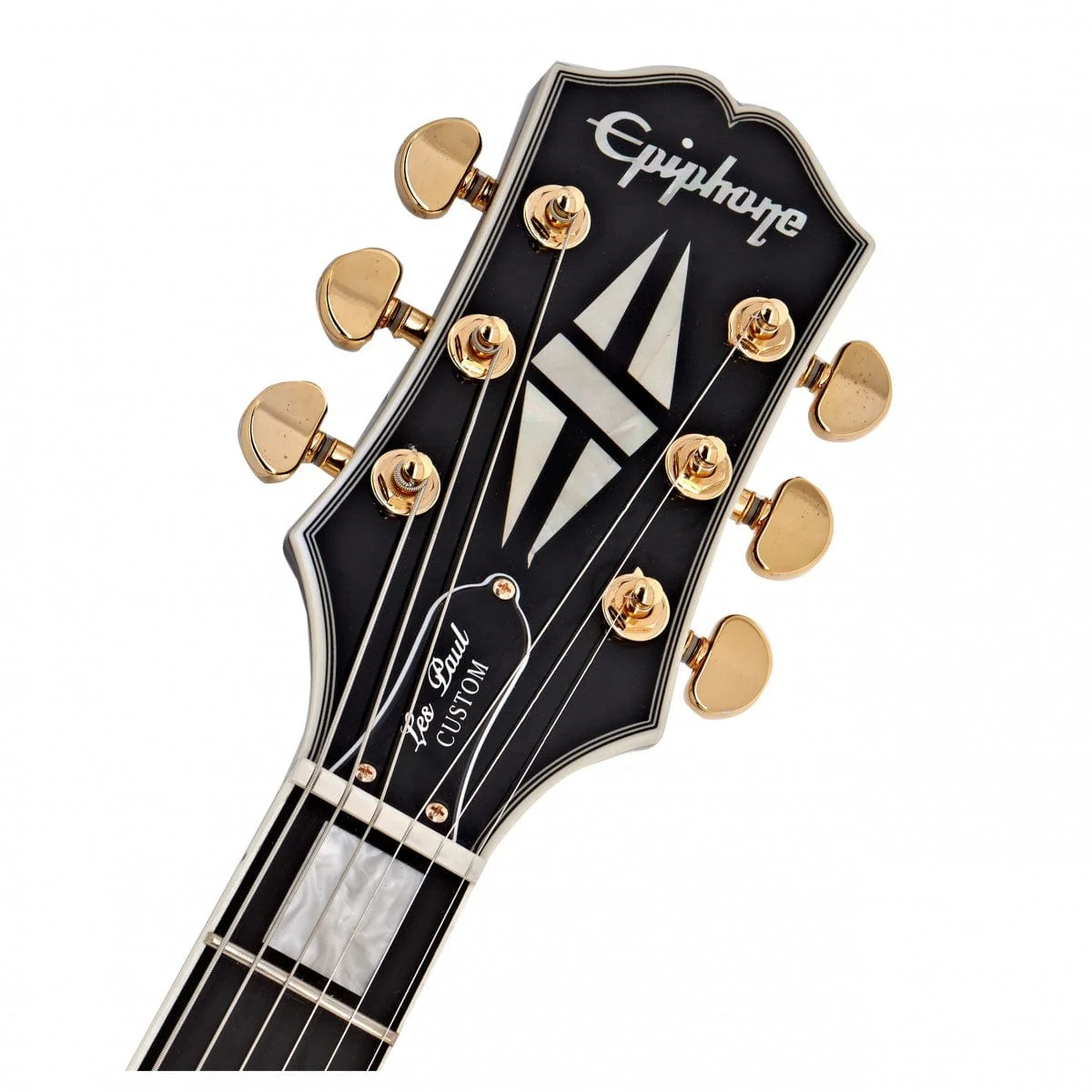 Epiphone Les Paul Custom; Ebony - Image 7