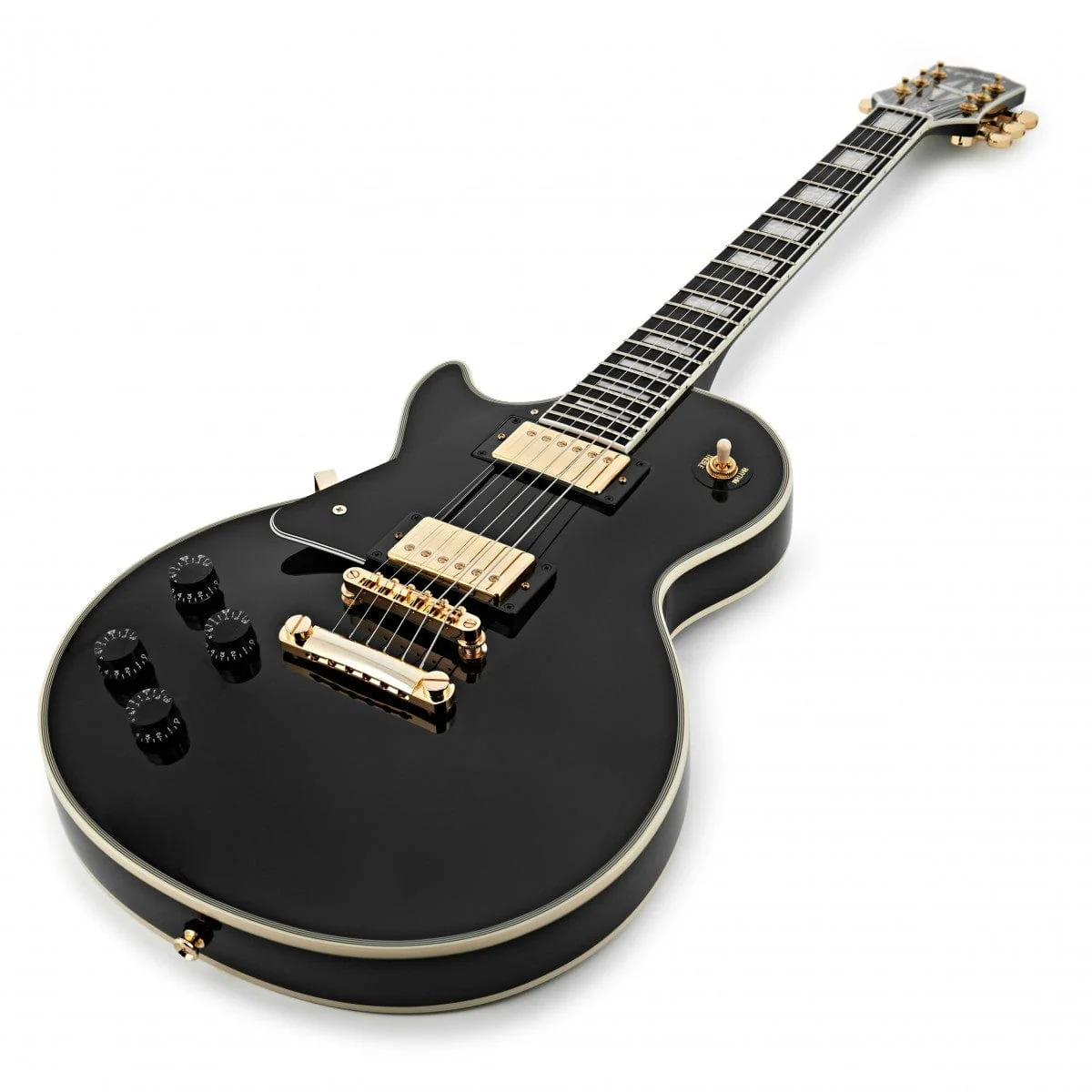 Epiphone Les Paul Custom (Left-handed); Ebony - Image 4