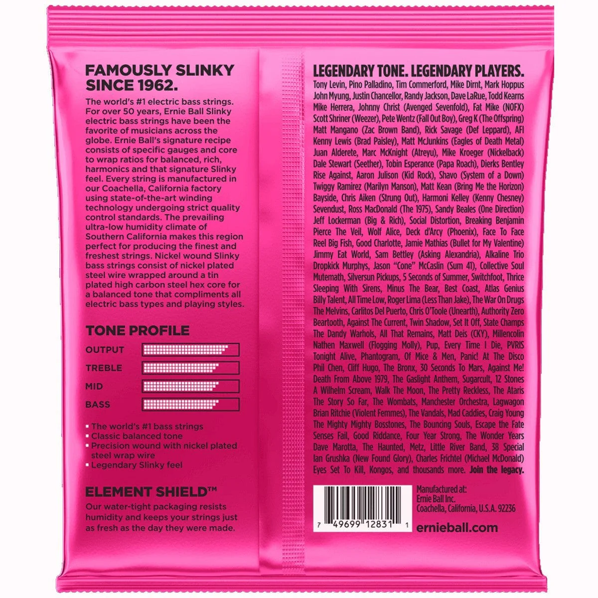 Ernie Ball EB 2834 NKL-BASS Super Slinky - Image 2