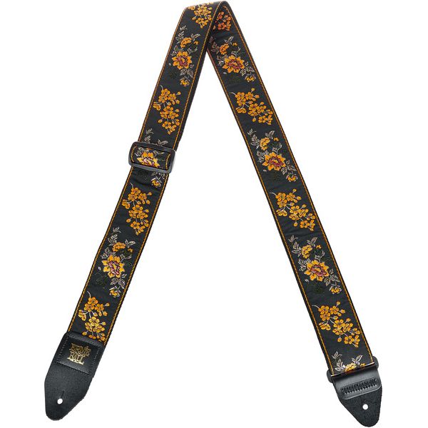 Ernie Ball Jacquard Guitar Strap Tangerine Blossom - Image 2