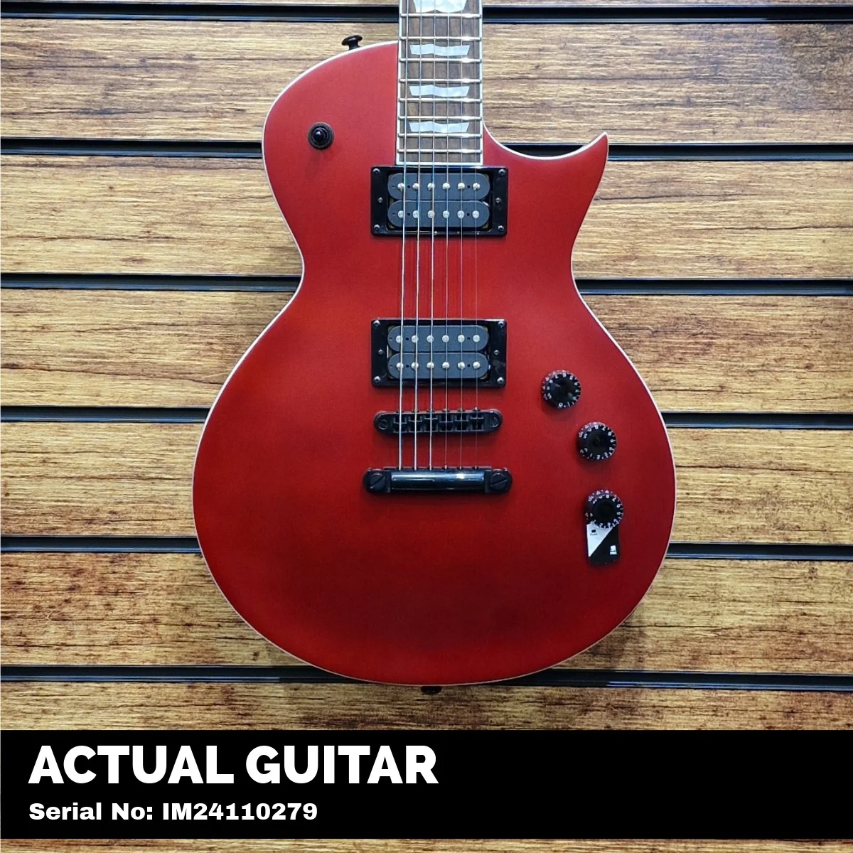 ESP LTD EC-256 Candy Apple Red Satin - Image 2