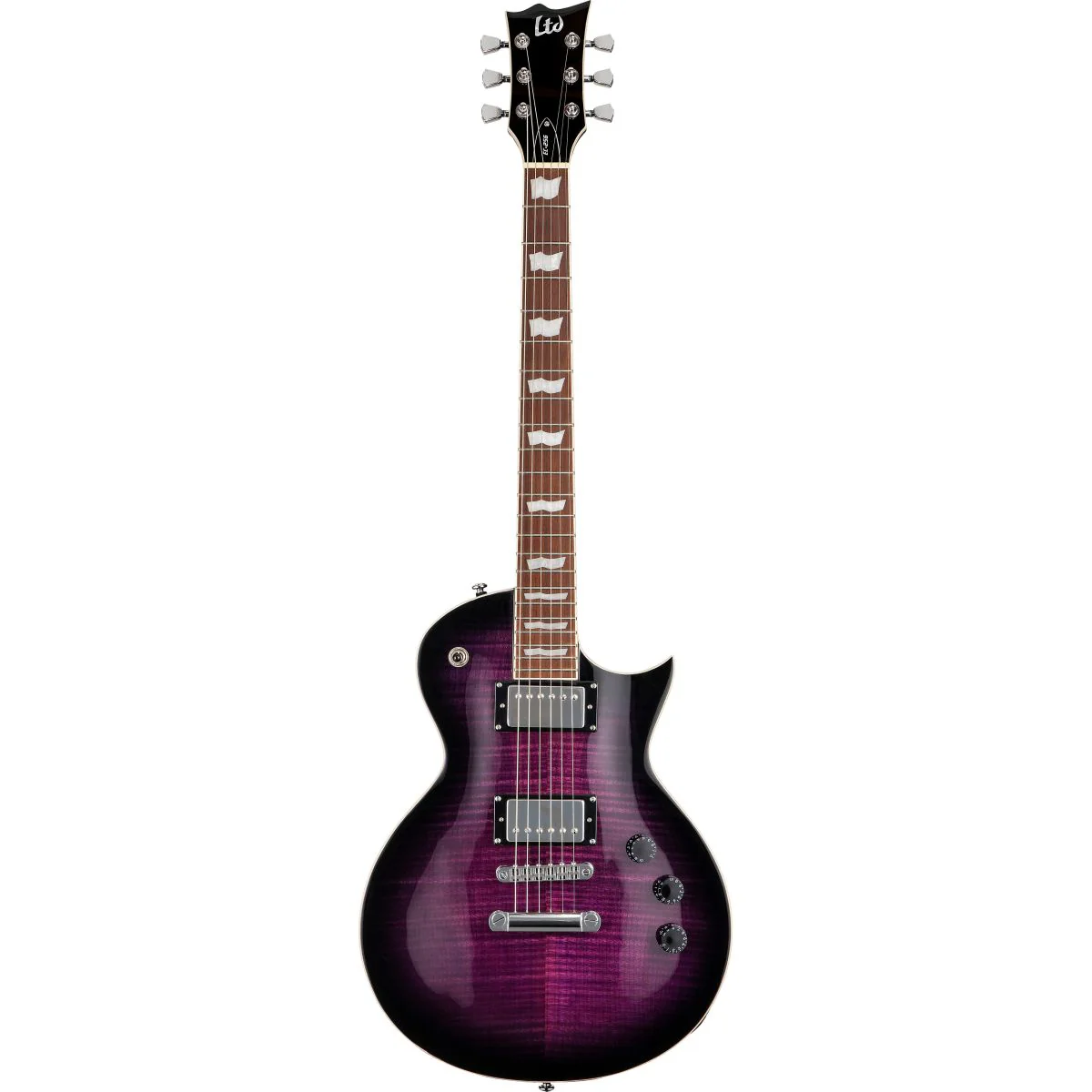 ESP LTD EC-256FM; See-Thru Purple Sunburst - Image 2