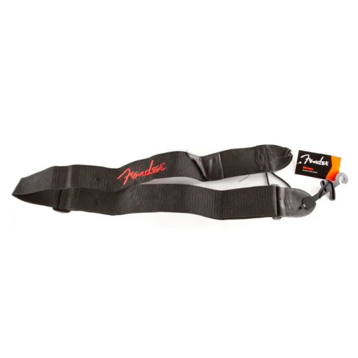 Fender 2 Poly Guitar Strap Red Fender Logo