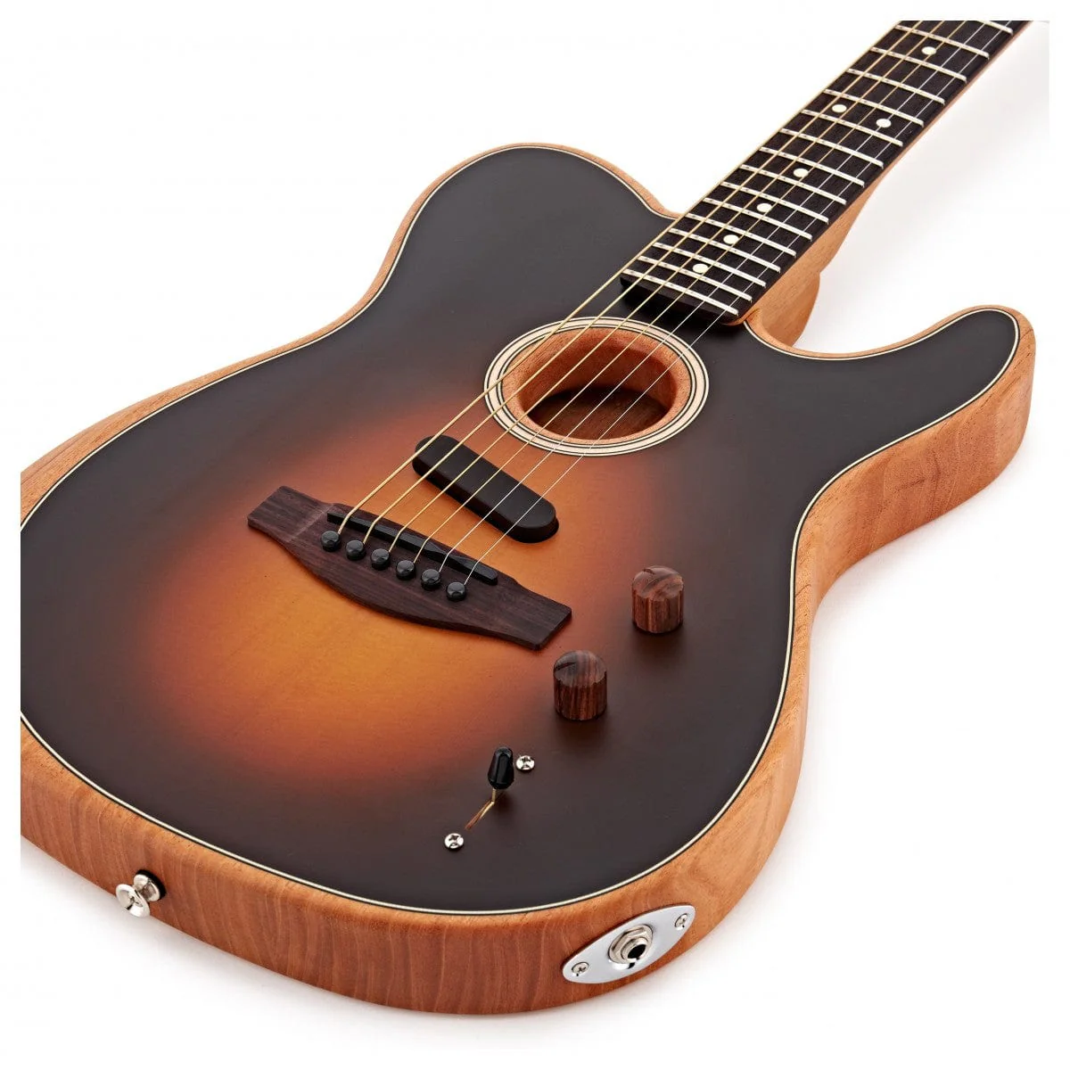 Fender Acoustasonic Player Telecaster RW Shadow Burst Guitar - Image 5