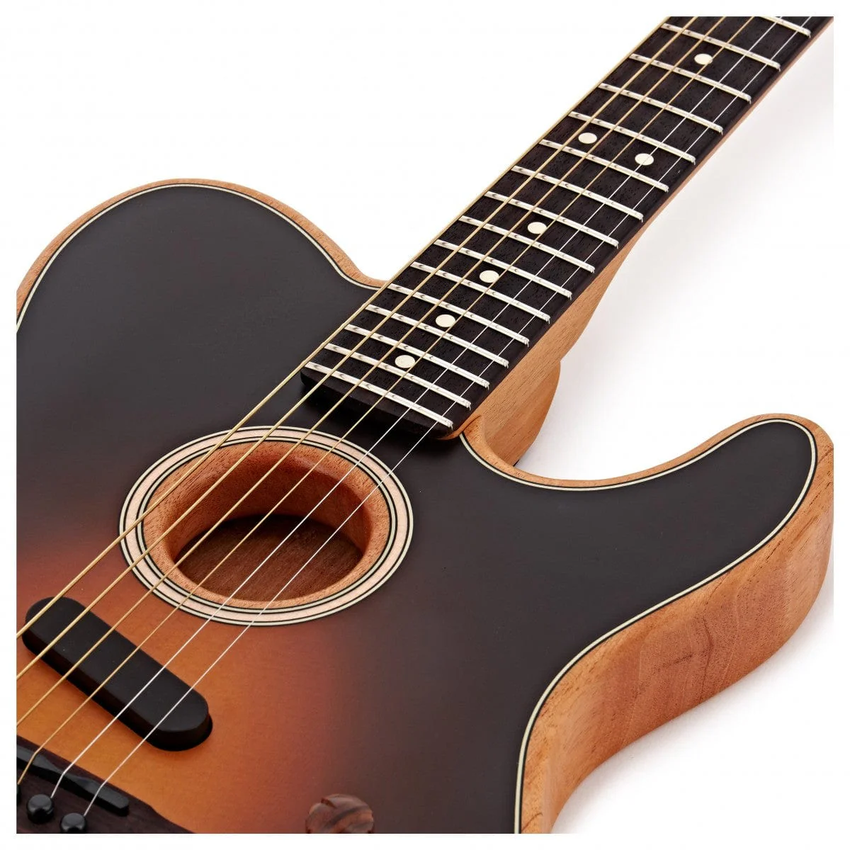 Fender Acoustasonic Player Telecaster RW Shadow Burst Guitar - Image 6
