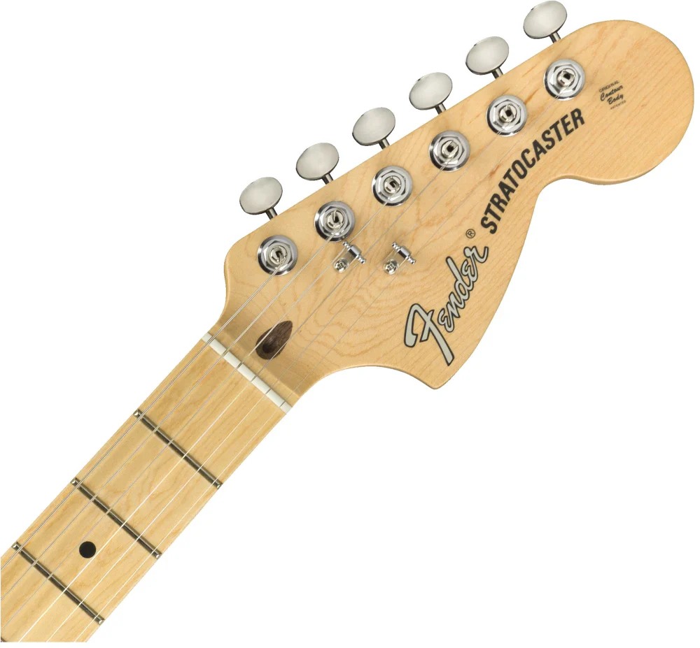Fender American Performer Strat HSS Maple Satin Surf Green Guitar - Image 5