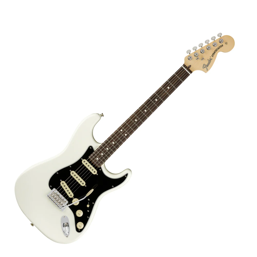 Fender American Performer Strat RW Arctic White Guitar - Image 2
