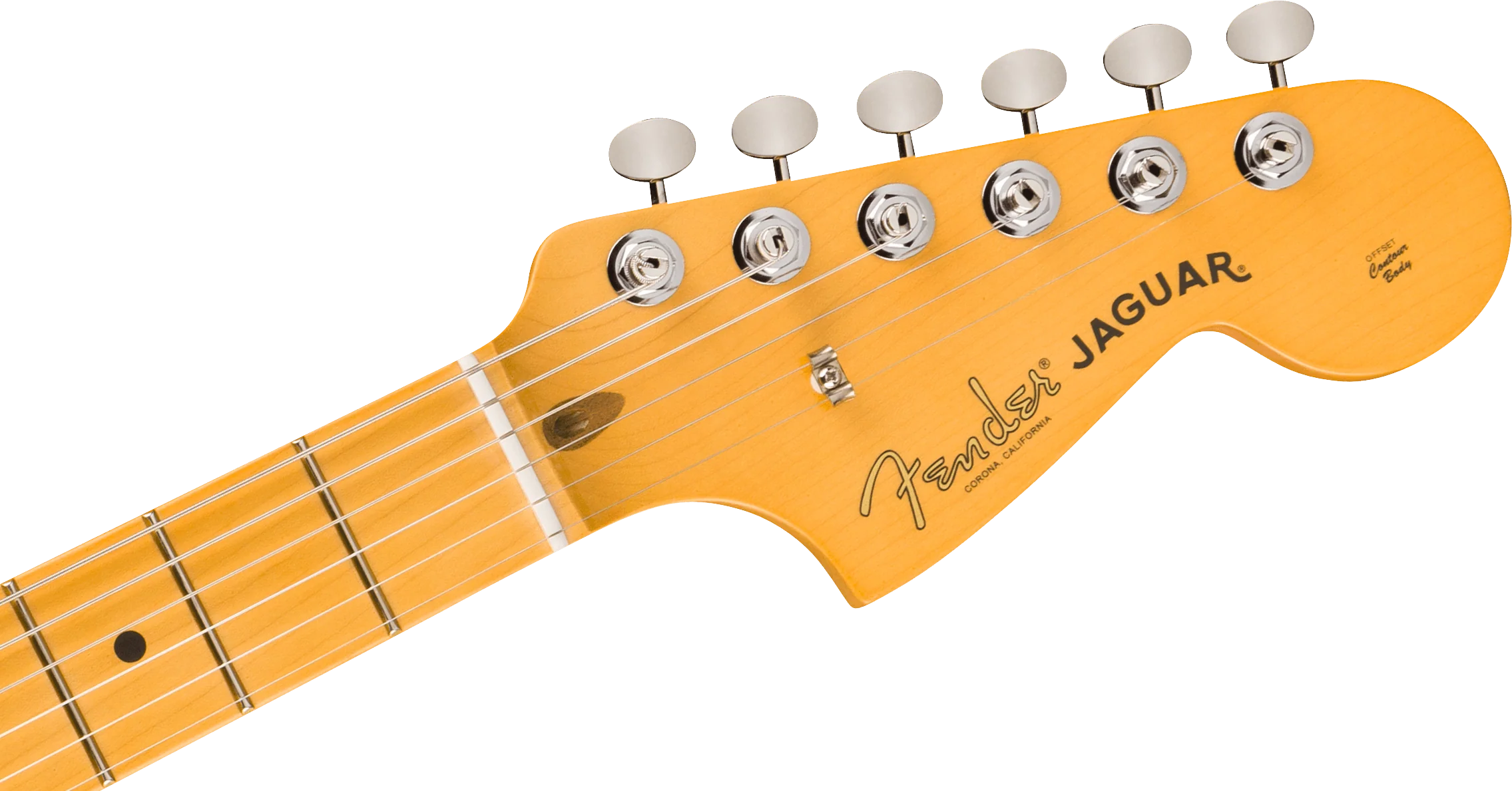 Fender American Professional Classic Jaguar; Maple Fingerboard, Faded Lake Placid Blue - Image 6
