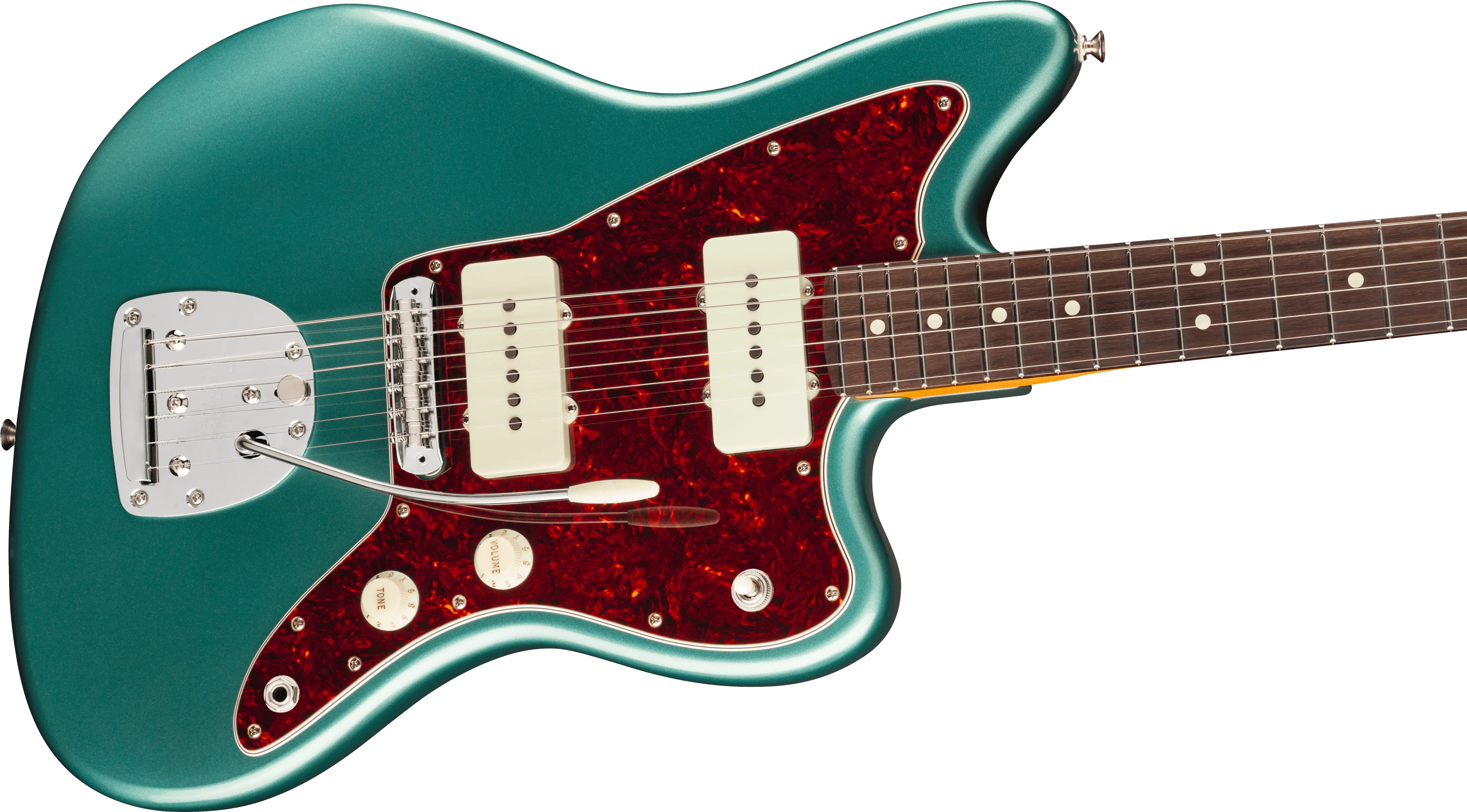 Fender American Professional Classic Jazzmaster; Rosewood Fingerboard, Faded Sherwood Green Metallic - Image 5