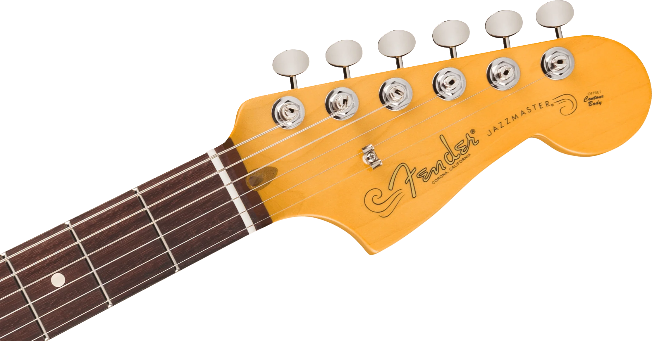 Fender American Professional Classic Jazzmaster; Rosewood Fingerboard, Faded Sherwood Green Metallic - Image 6