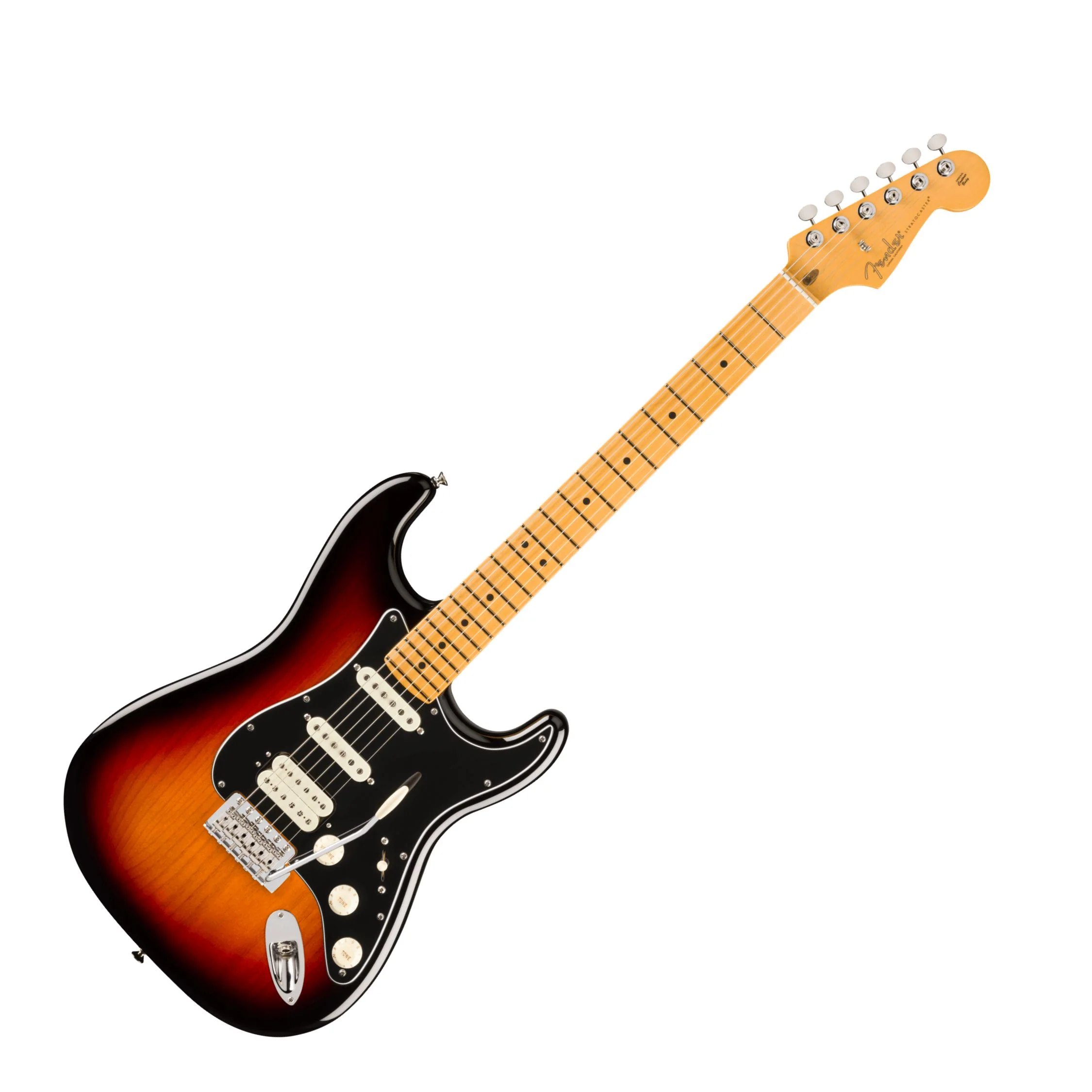 Fender American Professional Classic Stratocaster HSS, Maple Fingerboard, 3-Color Sunburst - Image 3