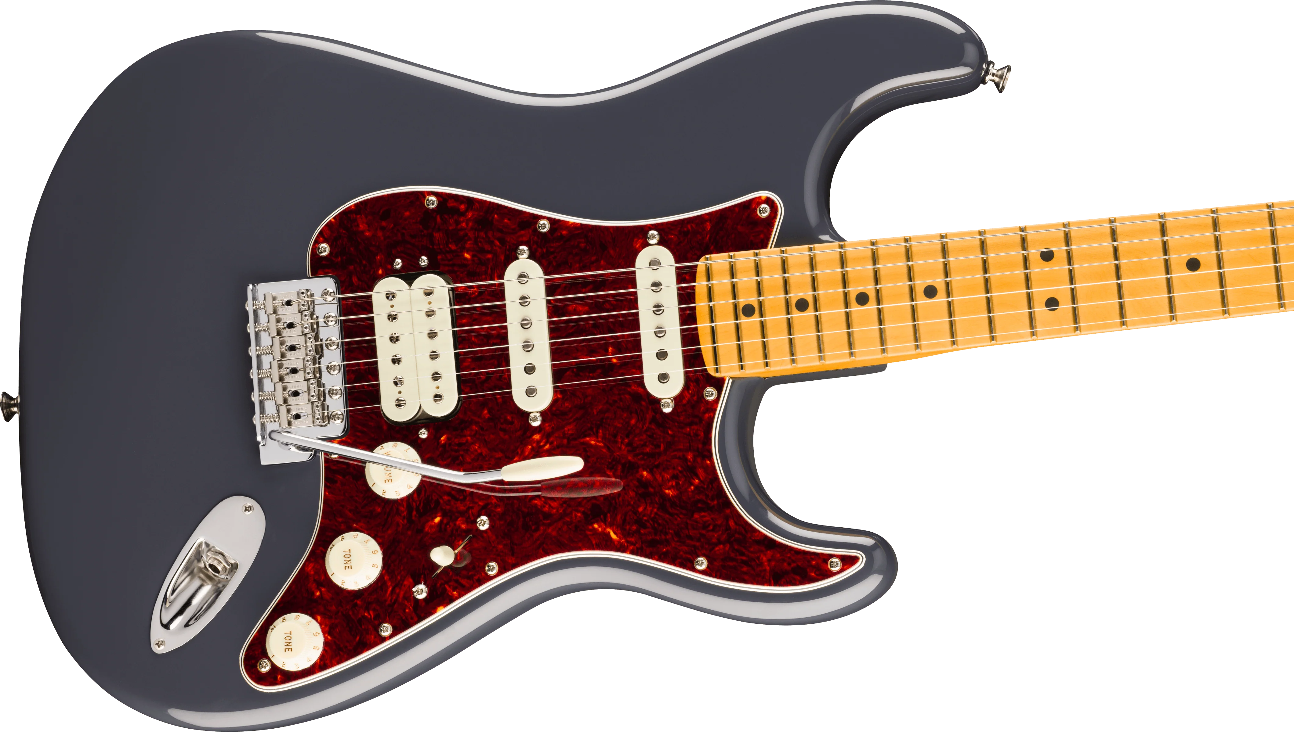 Fender American Professional Classic Stratocaster HSS, Maple Fingerboard, Faded Black - Image 6