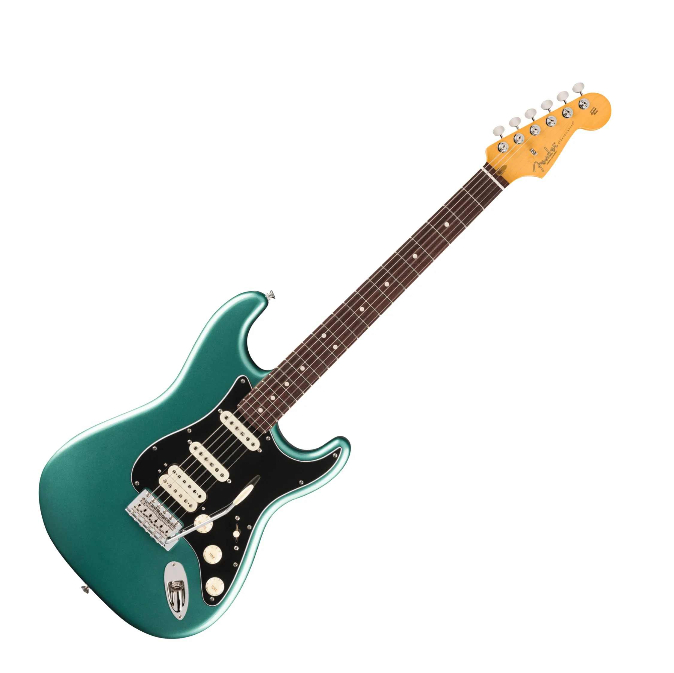 Fender American Professional Classic Stratocaster HSS, Rosewood Fingerboard, Faded Sherwood Green Metallic - Image 3