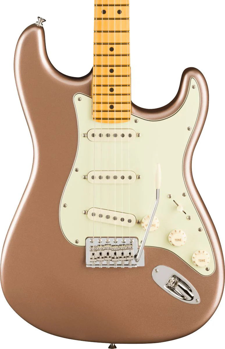 Fender American Professional Classic Stratocaster; Maple Fingerboard, Faded Firemist Gold