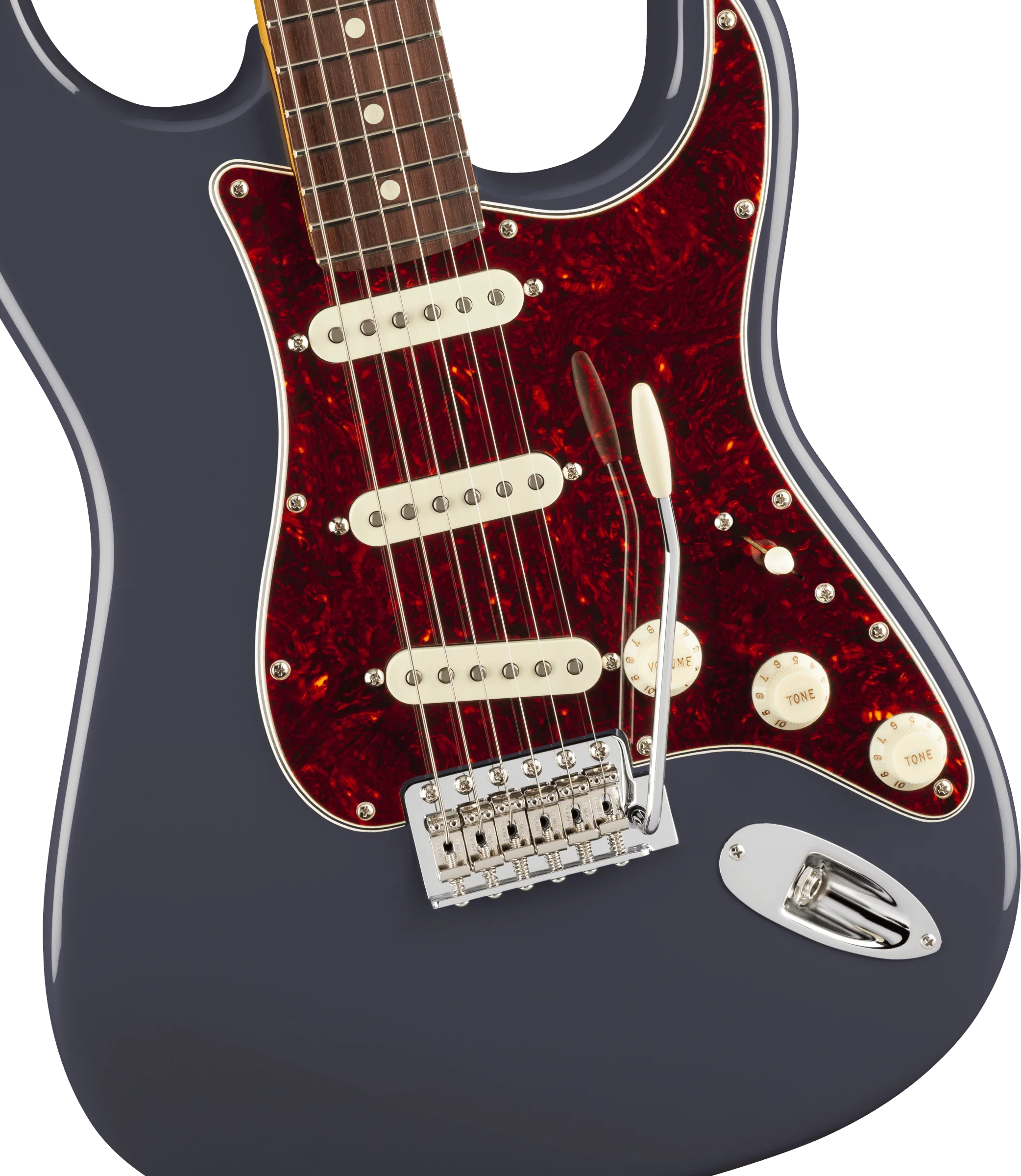Fender American Professional Classic Stratocaster; Rosewood Fingerboard, Faded Black - Image 3