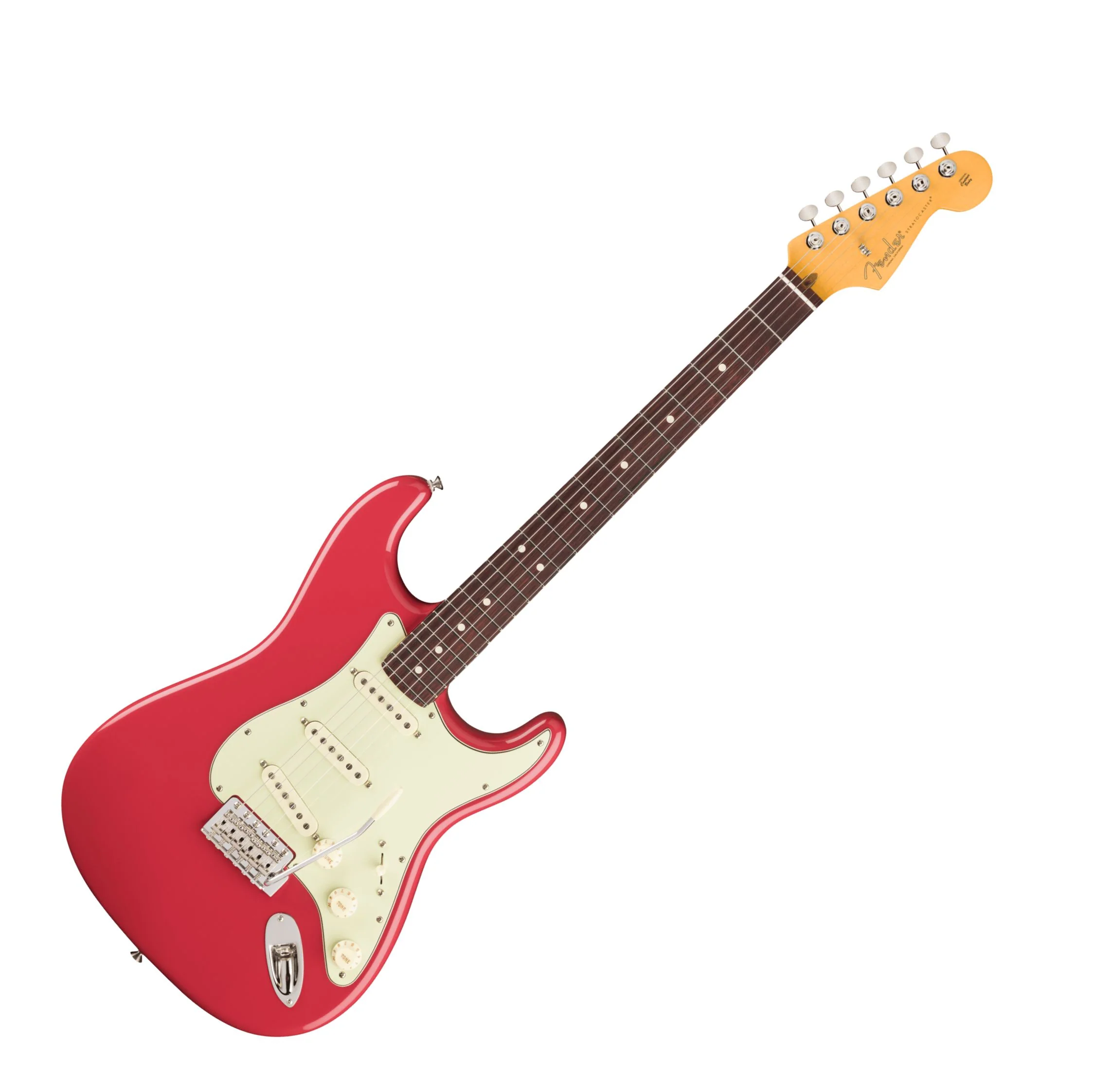 Fender American Professional Classic Stratocaster; Rosewood Fingerboard, Faded Dakota Red - Image 3