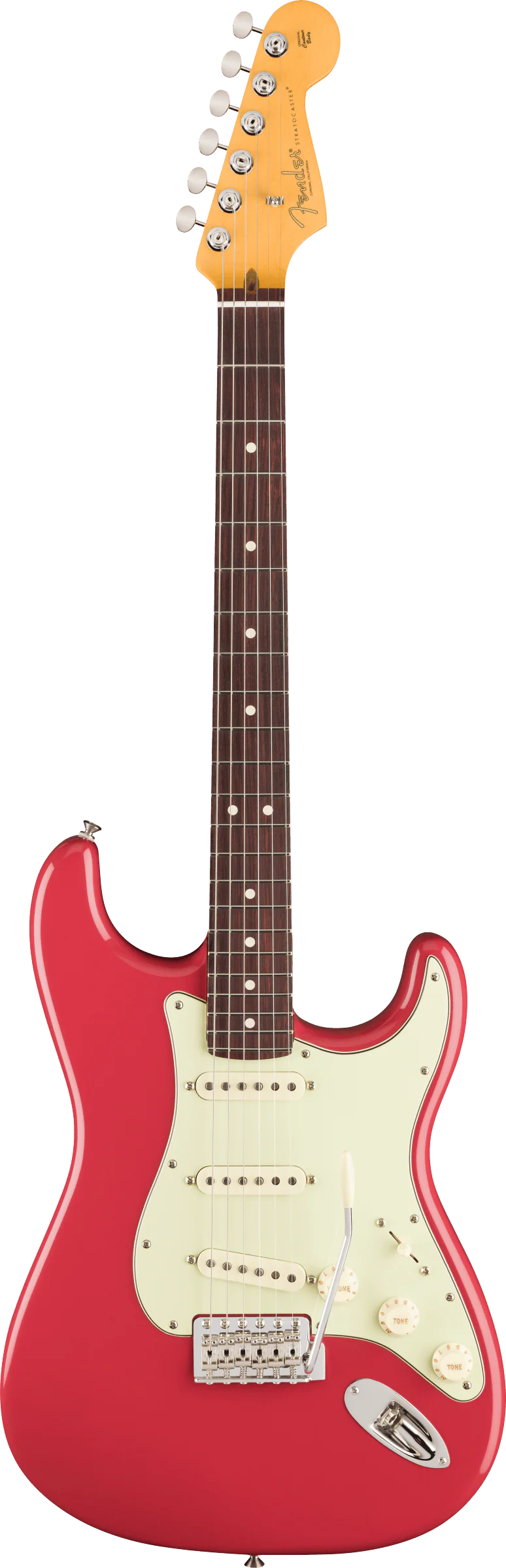 Fender American Professional Classic Stratocaster; Rosewood Fingerboard, Faded Dakota Red - Image 4