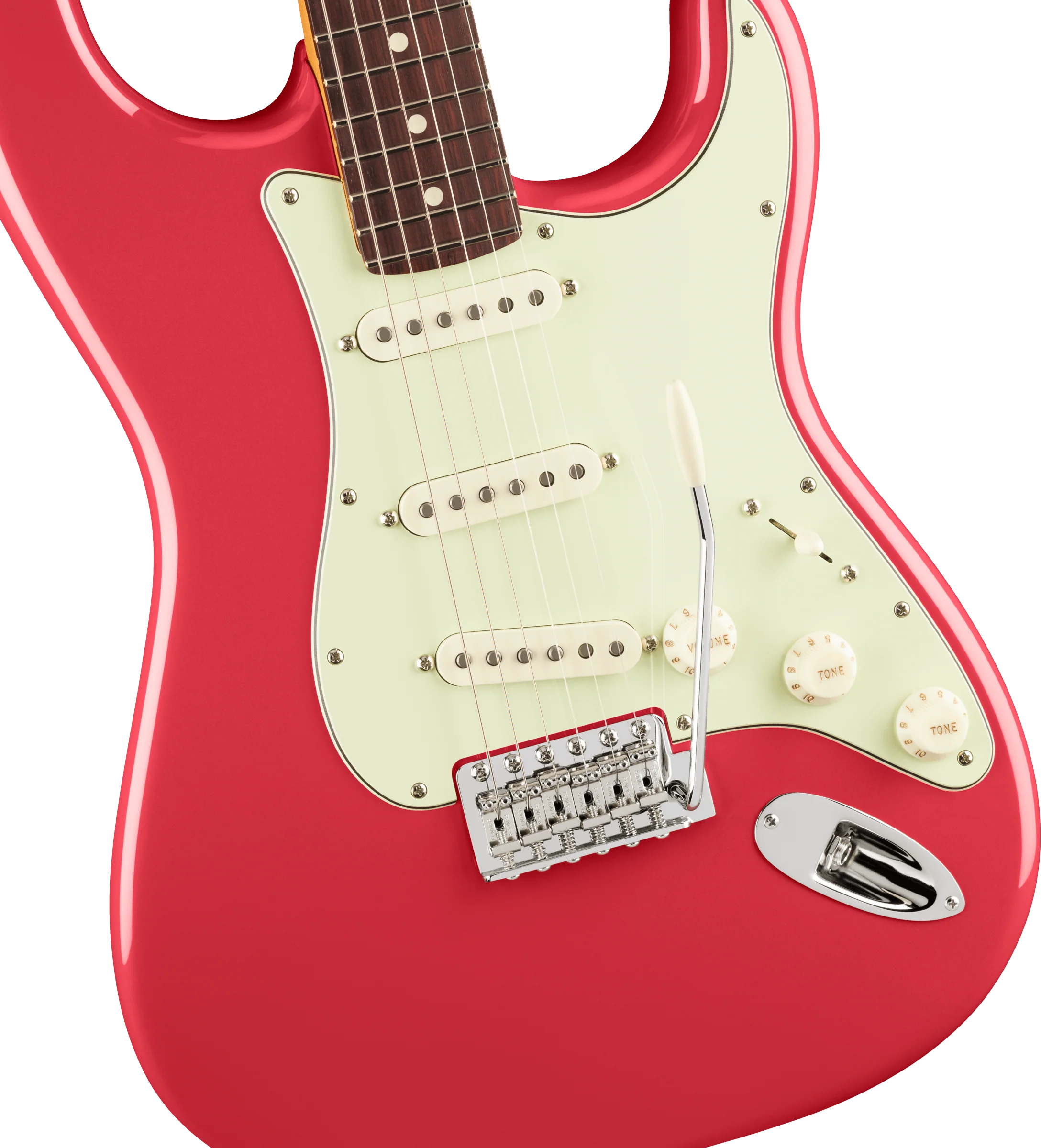 Fender American Professional Classic Stratocaster; Rosewood Fingerboard, Faded Dakota Red - Image 5