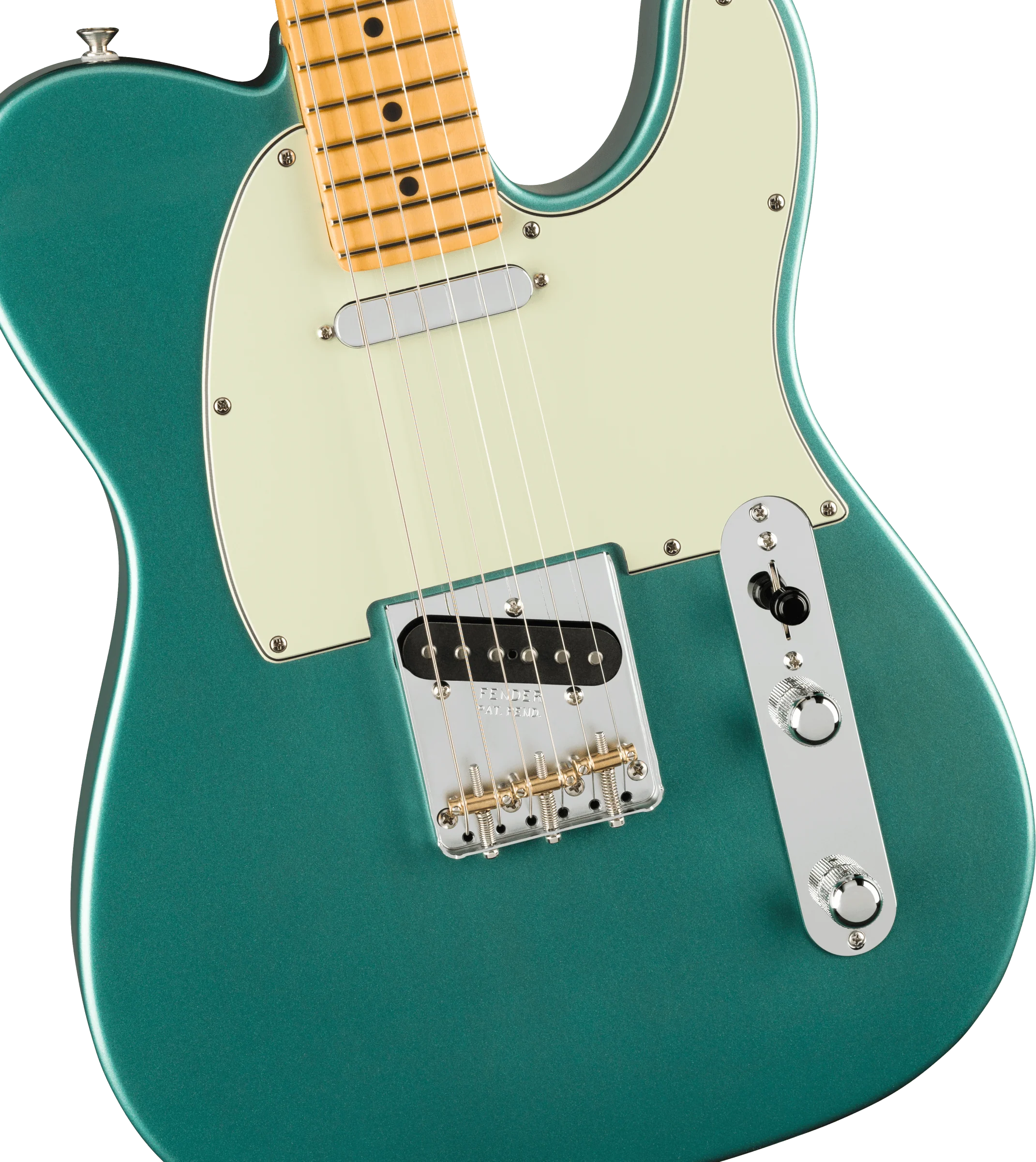 Fender American Professional Classic Telecaster; Maple Fingerboard, Faded Sherwood Green Metallic - Image 4