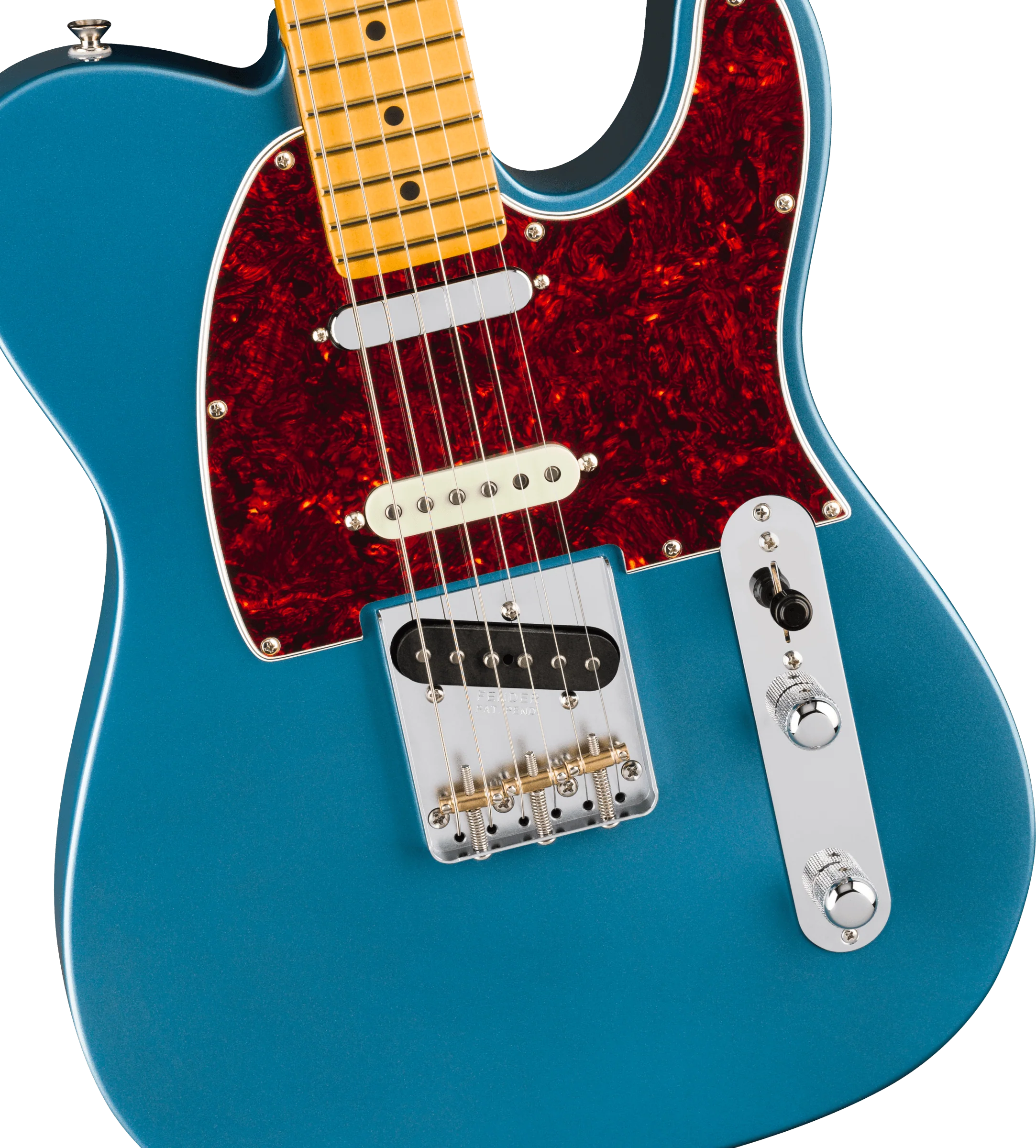 Fender American Professional Classic Hotshot Telecaster, Maple Fingerboard, Faded Lake Placid Blue - Image 4