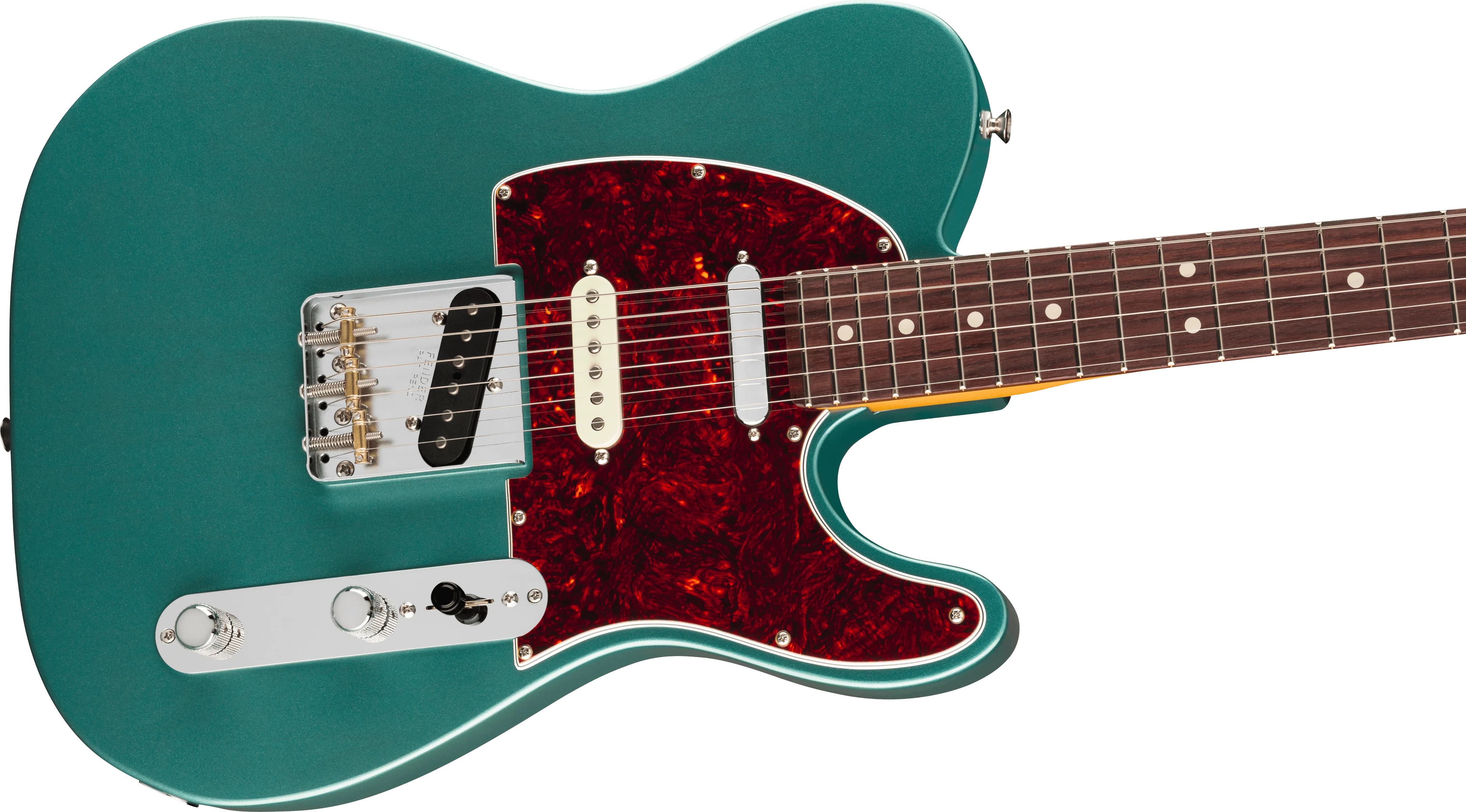 Fender American Professional Classic Hotshot Telecaster, Rosewood Fingerboard, Faded Sherwood Green Metallic - Image 6