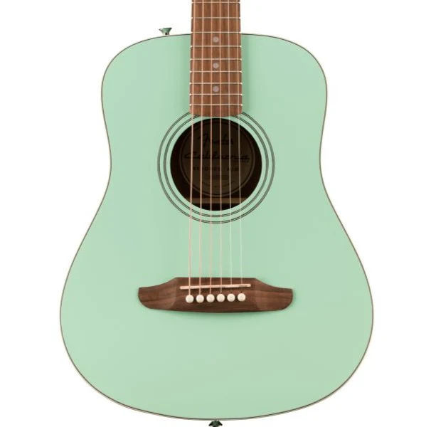 Fender California Standard Redondo Mini Acoustic Guitar; Spruce Top Surf Green inc. Bag