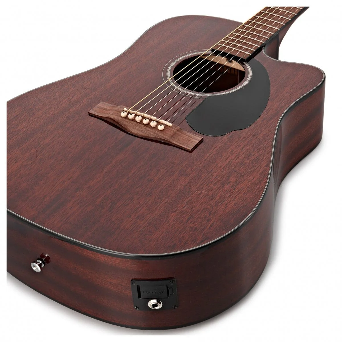 Fender CD-60SCE Walnut All Mahogany Electro Acoustic Guitar - Image 5