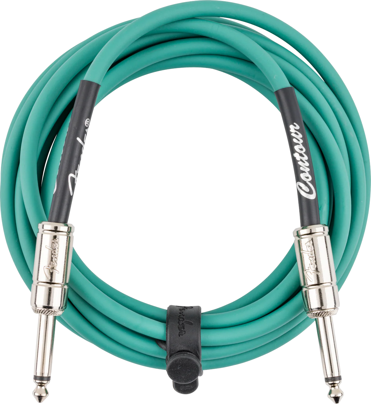 Fender Contour Instrument Cable, Sherwood Green, 10' - Image 2