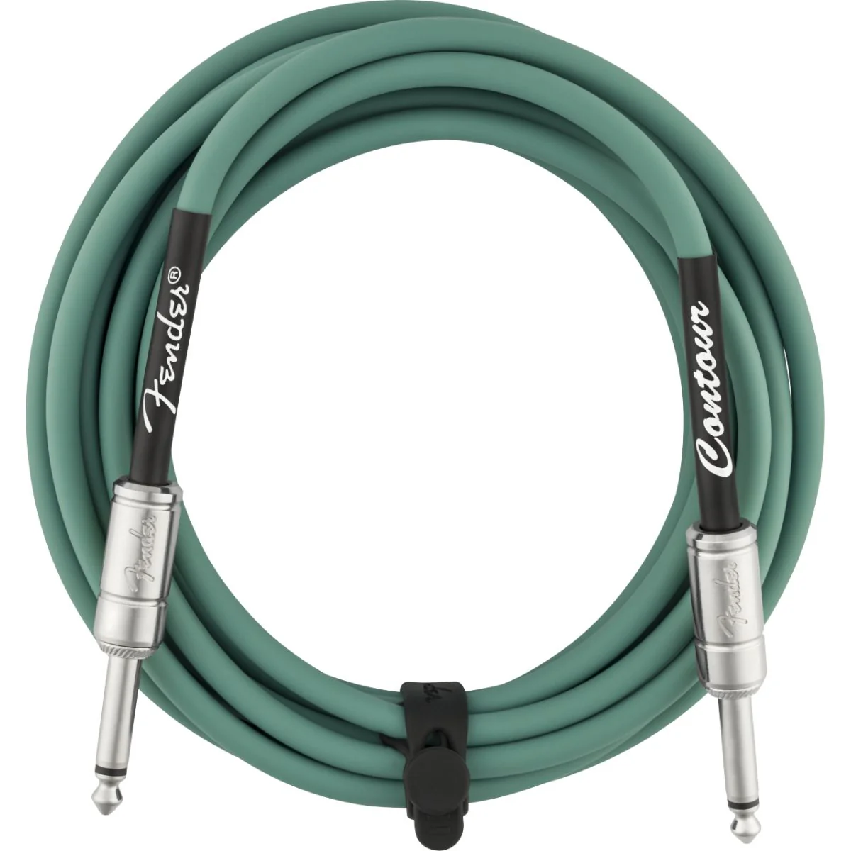Fender Contour Instrument Cable, Sherwood Green, 15' - Image 2