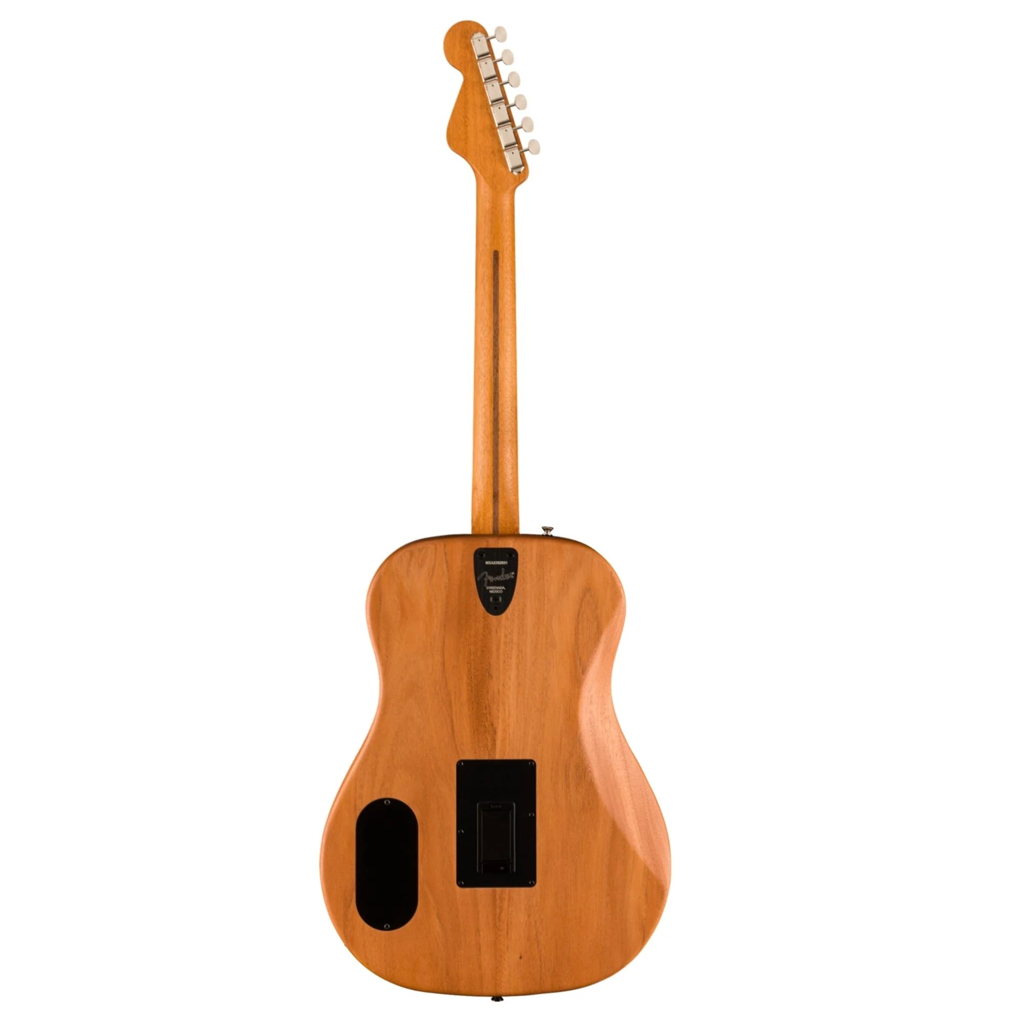 Fender Highway Series Dreadnought All Mahogany Thinline Electro Acoustic Guitar - Image 3