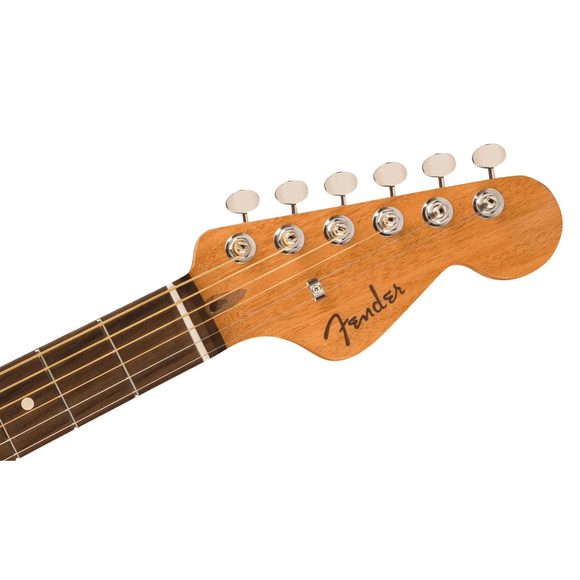 Fender Highway Series Dreadnought All Mahogany Thinline Electro Acoustic Guitar - Image 4