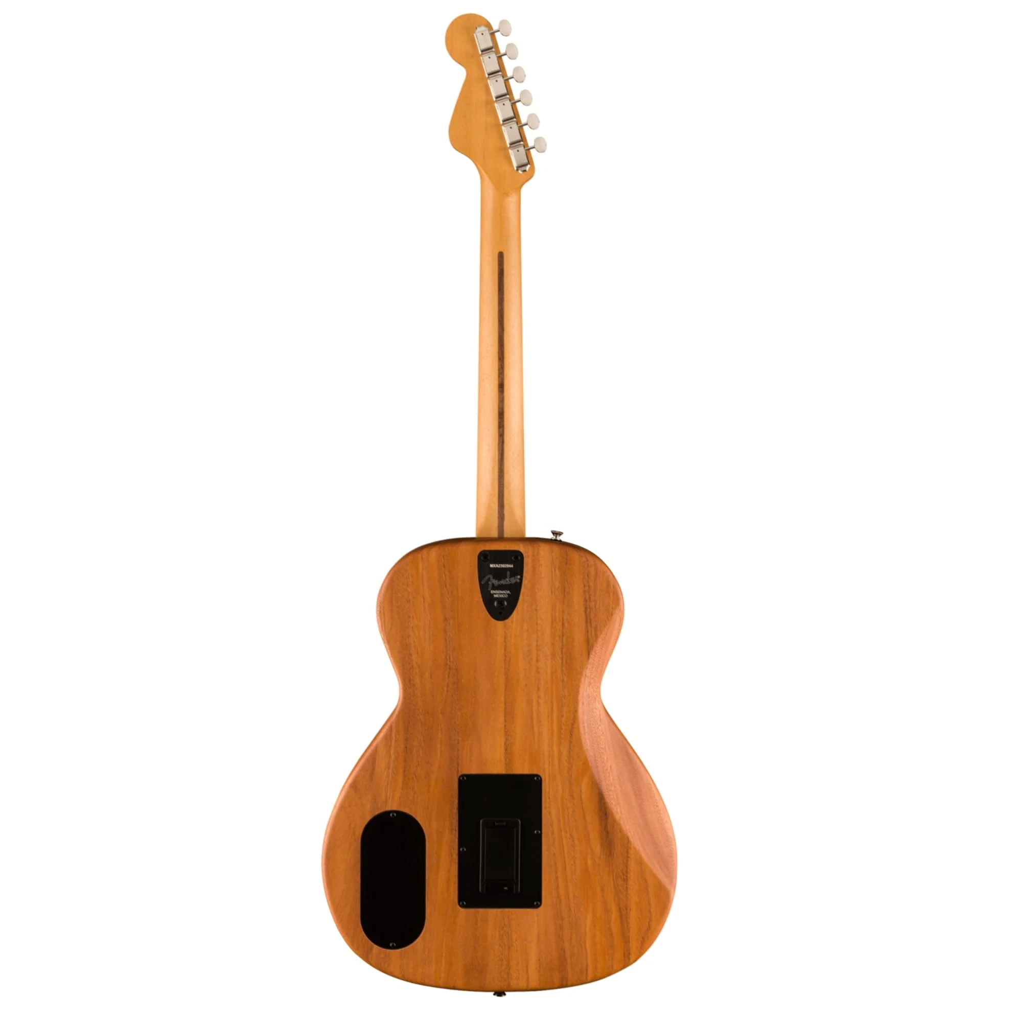 Fender Highway Series Parlor Natural Thinline Electro Acoustic Guitar - Image 4
