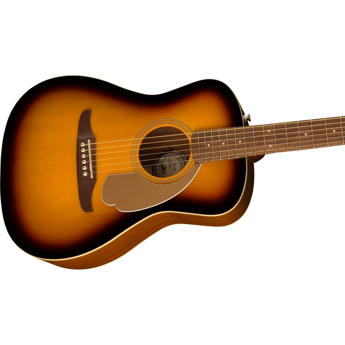 Fender Malibu Player Electro Acoustic Guitar; Sunburst - Image 2