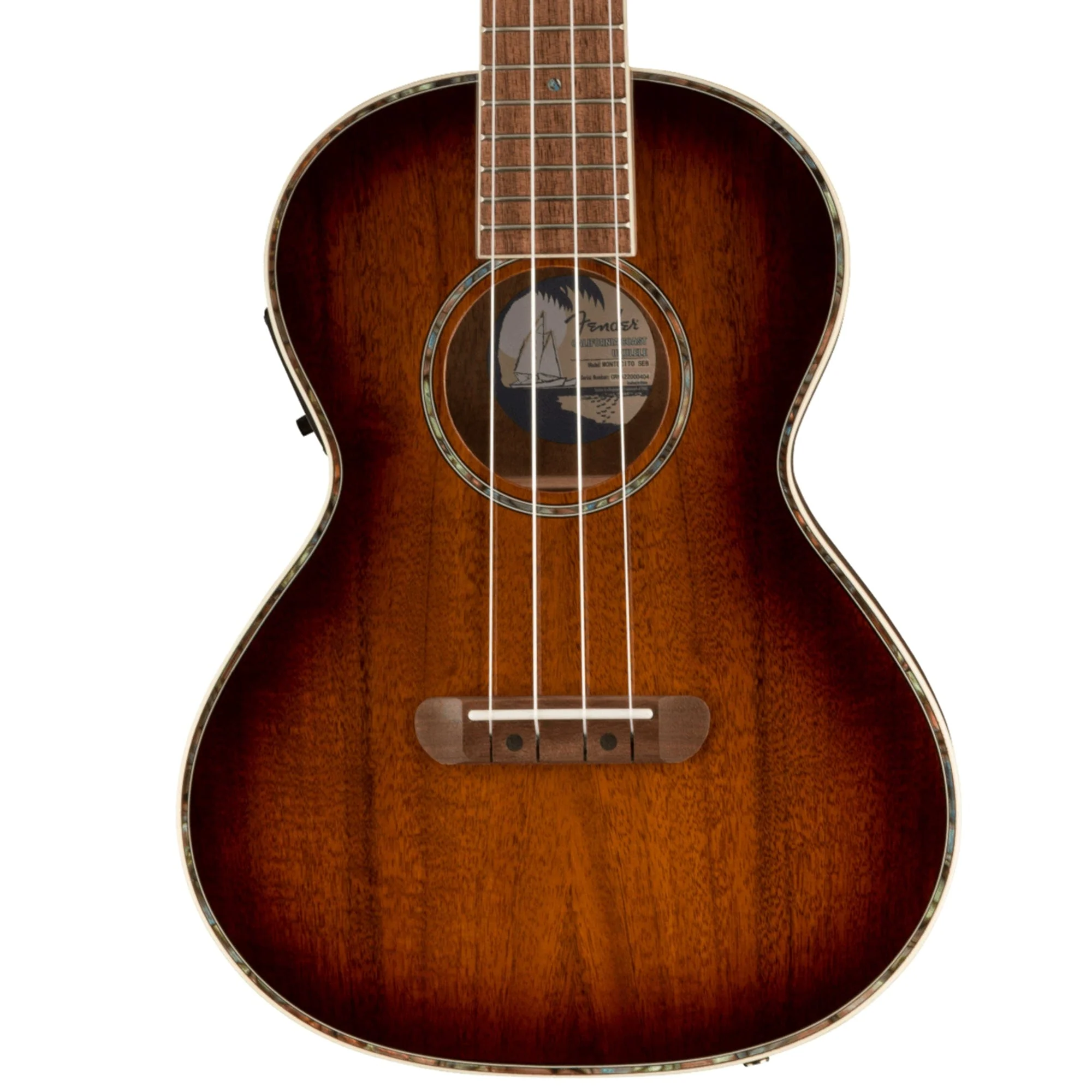 Fender Montecito Tenor Shaded Edge Burst Ukulele inc Bag