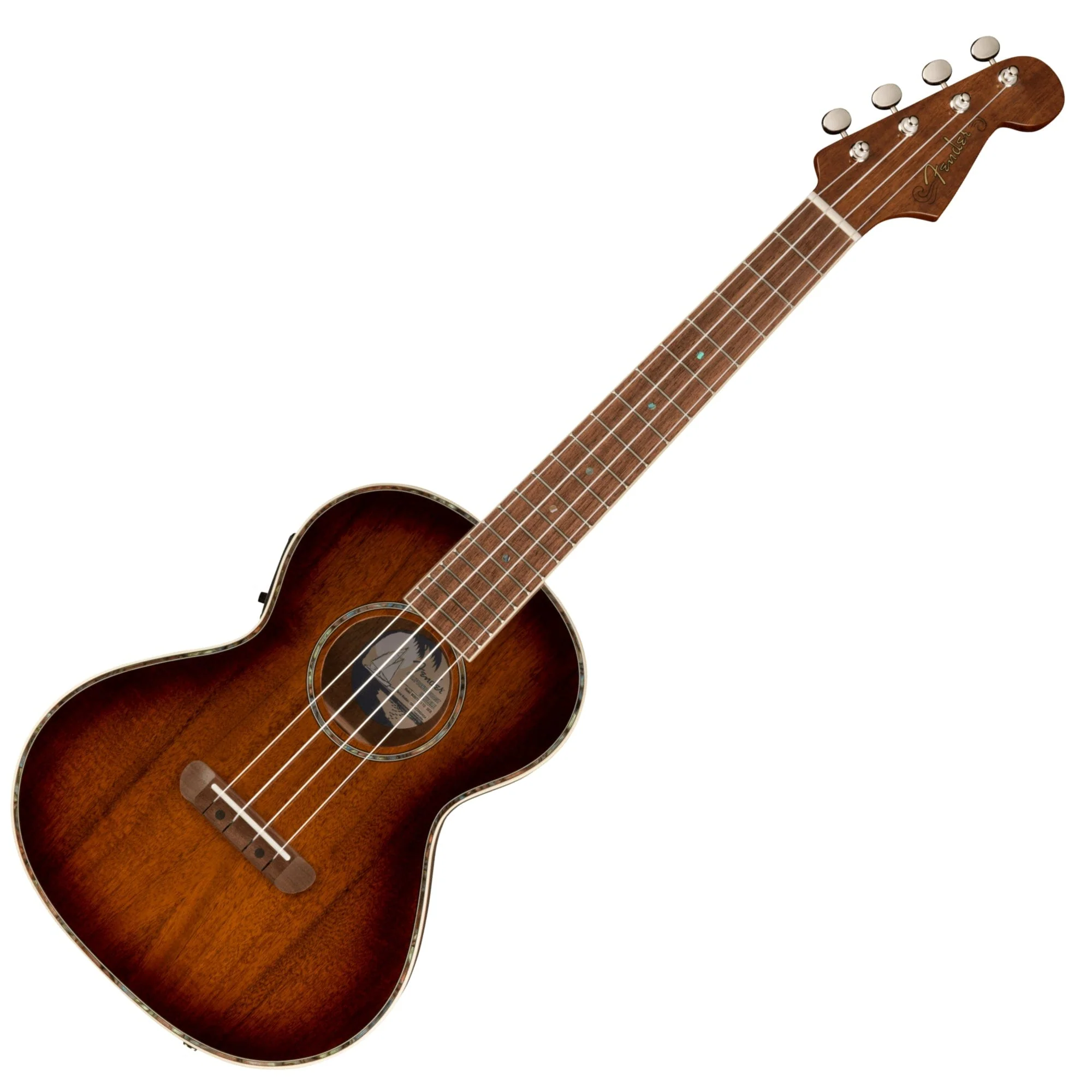 Fender Montecito Tenor Shaded Edge Burst Ukulele inc Bag - Image 2