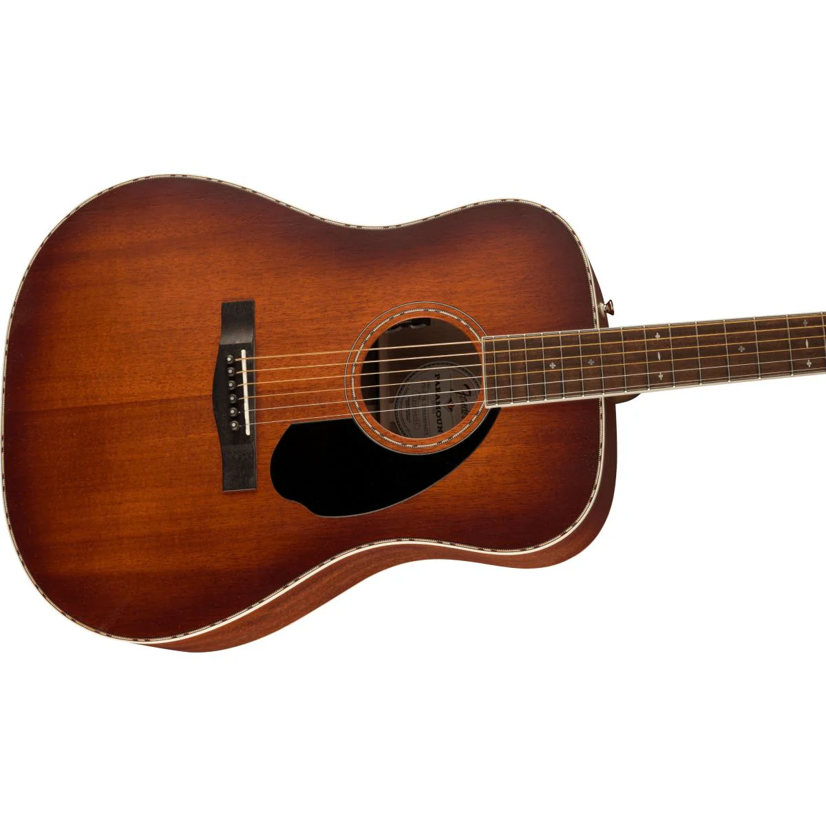 Fender PD-220E Dreadnought Electro Acoustic Guitar; Aged Cognac Burst - Image 9