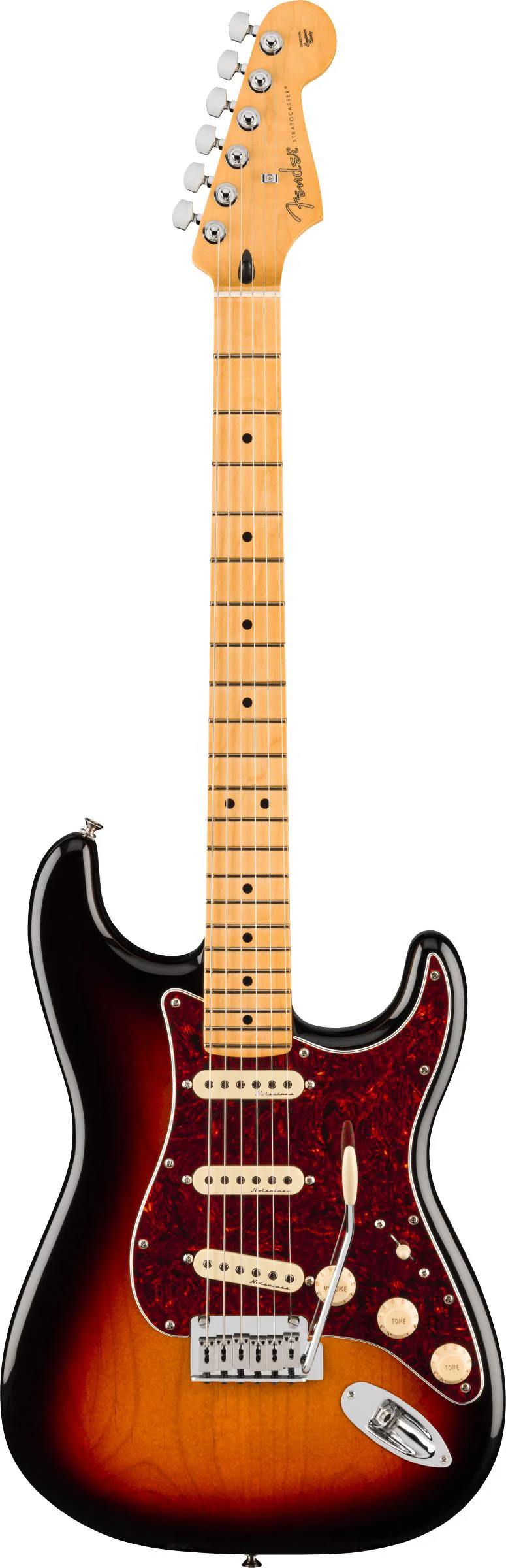 Fender Player II Modified Stratocaster; Maple Fingerboard, 3 Tone Sunburst - Image 2