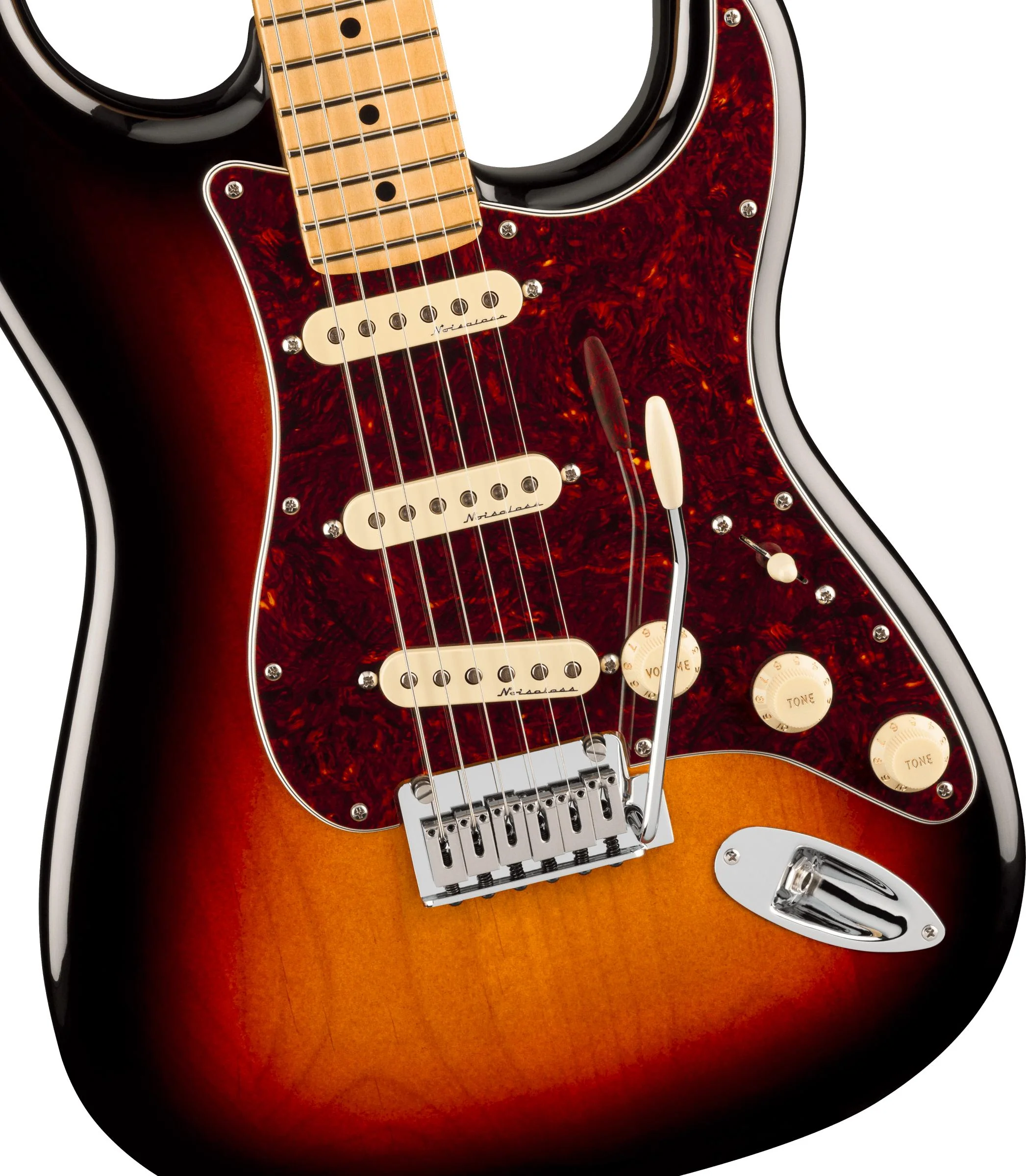 Fender Player II Modified Stratocaster; Maple Fingerboard, 3 Tone Sunburst - Image 3