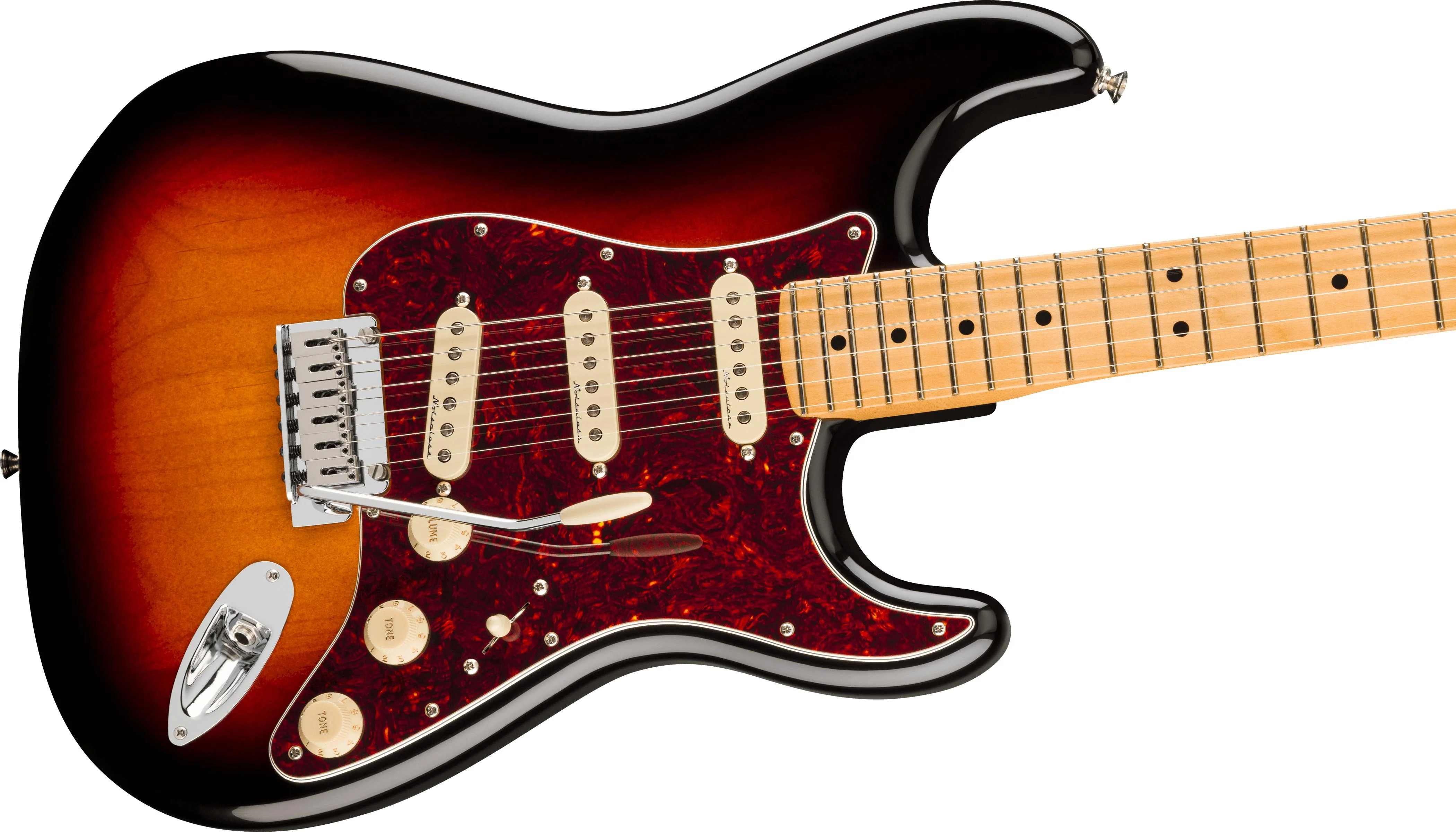Fender Player II Modified Stratocaster; Maple Fingerboard, 3 Tone Sunburst - Image 4