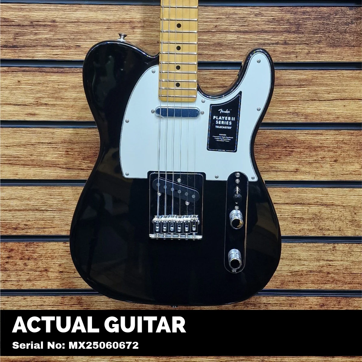Fender Player II Telecaster; Maple Fingerboard; Black | With FREE Gigbag - Image 3