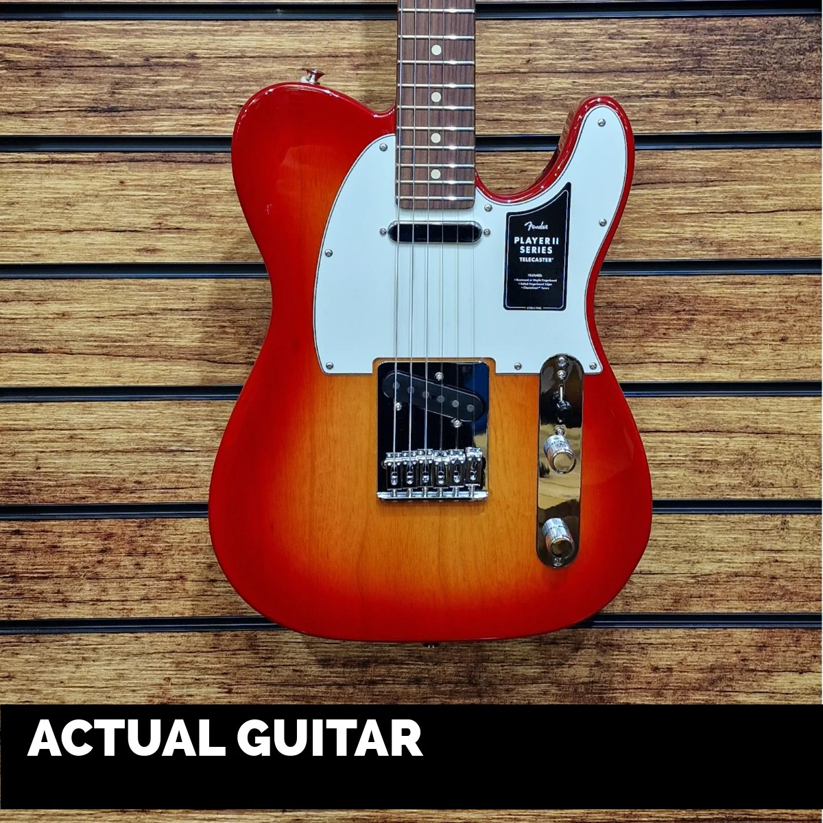 Fender Player II Telecaster; Rosewood Fingerboard; Aged Cherry Burst | With FREE Gigbag - Image 3