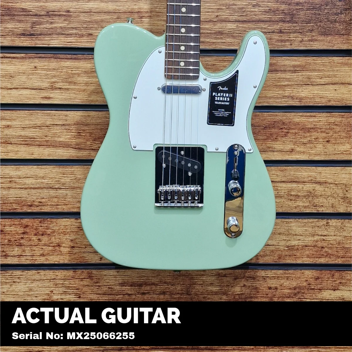 Fender Player II Telecaster; Rosewood Fingerboard; Birch Green | With FREE Gigbag - Image 3