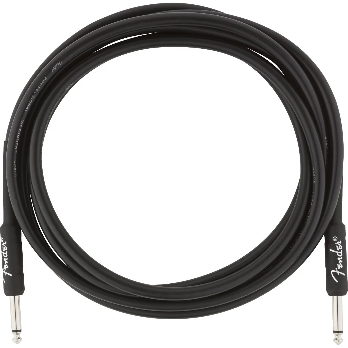 Fender Professional Series Instrument Cable, Straight/Straight, 10', Black - Image 2