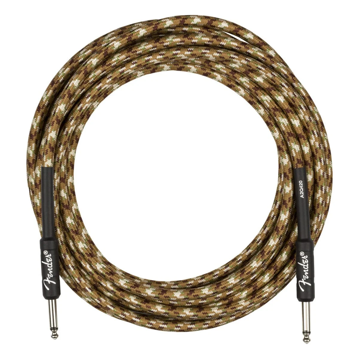 Fender Professional Series Instrument Cable Straight/Straight 18.6' Desert Camo - Image 2