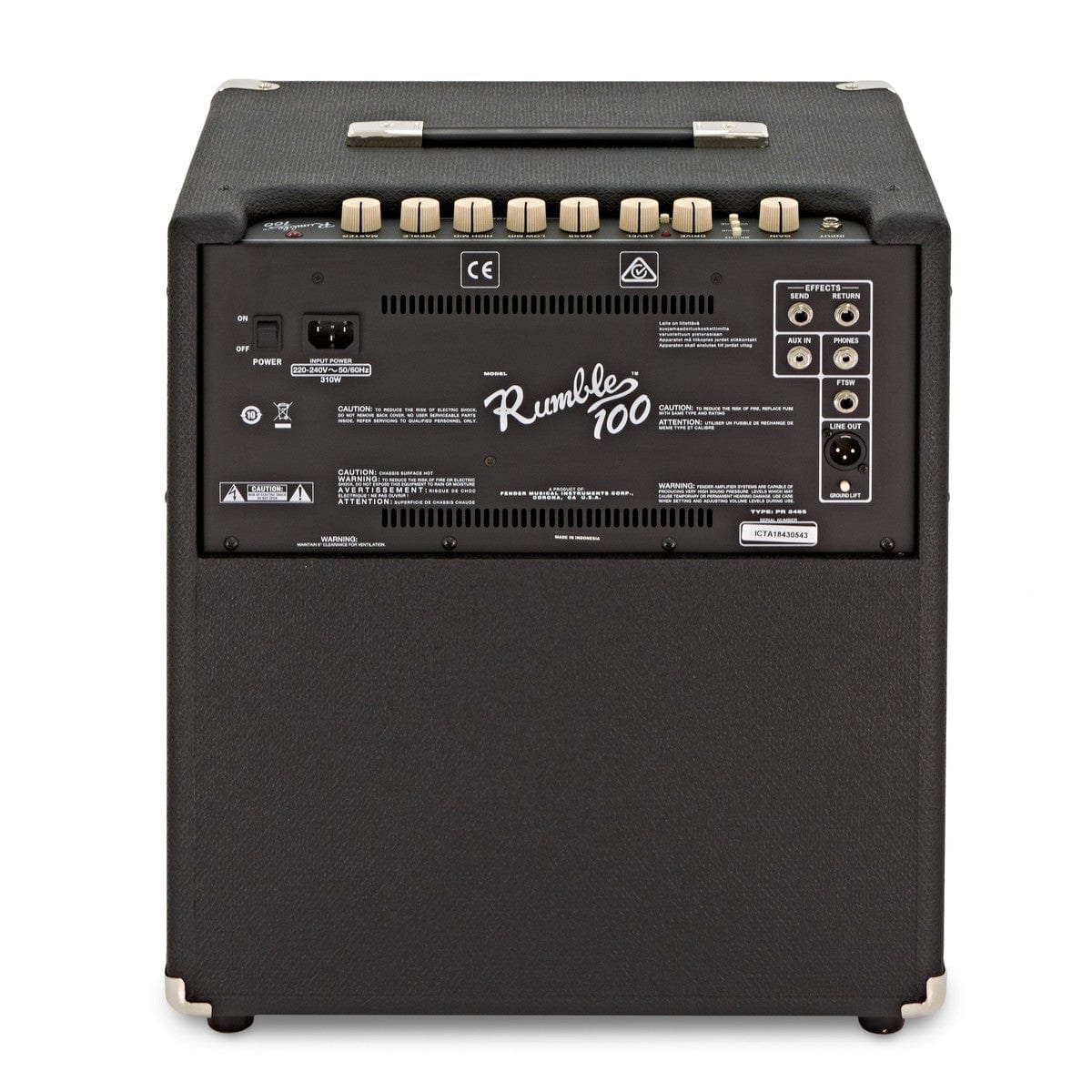 Fender Rumble 100 V3 Bass Amp - Image 4