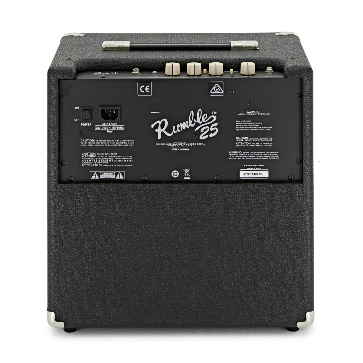 Fender Rumble 25 V3 Bass Amp - Image 4