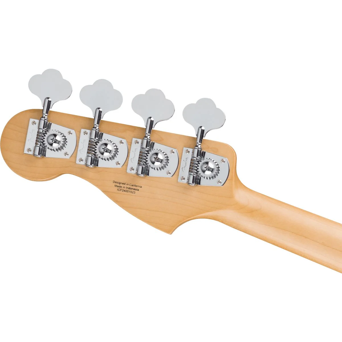 Fender Standard Precision Bass; Maple Fingerboard, Black Pickguard, Olympic White - Image 3