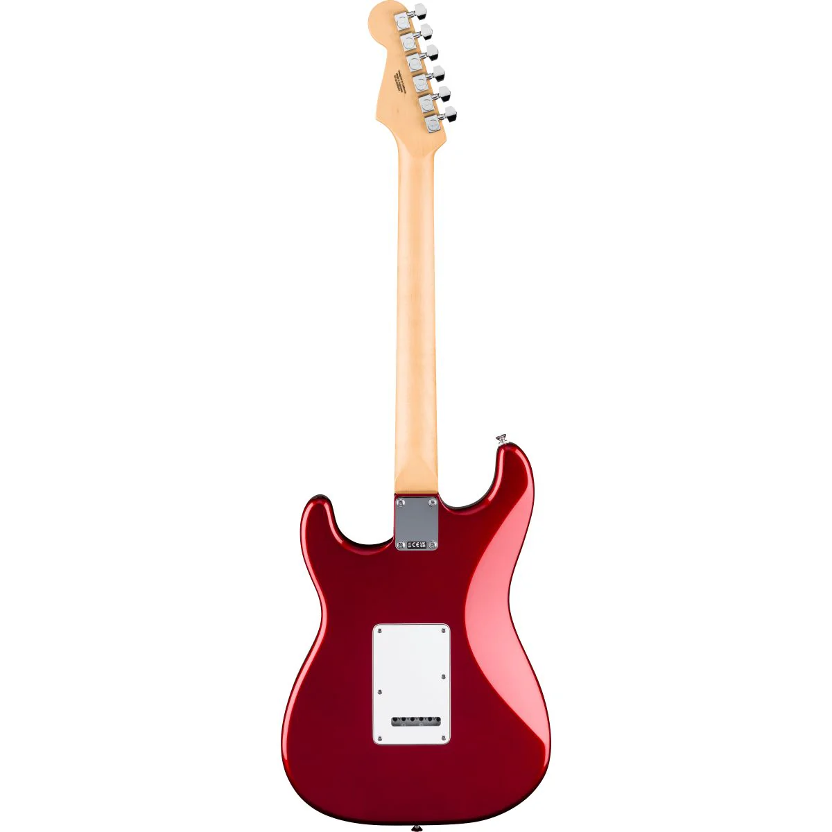 Fender Standard Stratocaster; HSS, Laurel Fingerboard, White Pickguard, Candy Cola - Image 4