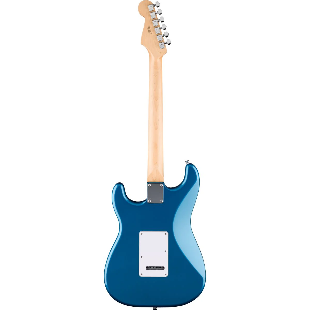 Fender Standard Stratocaster; HSS, Maple Fingerboard, White Pickguard, Aqua Marine Metallic - Image 4