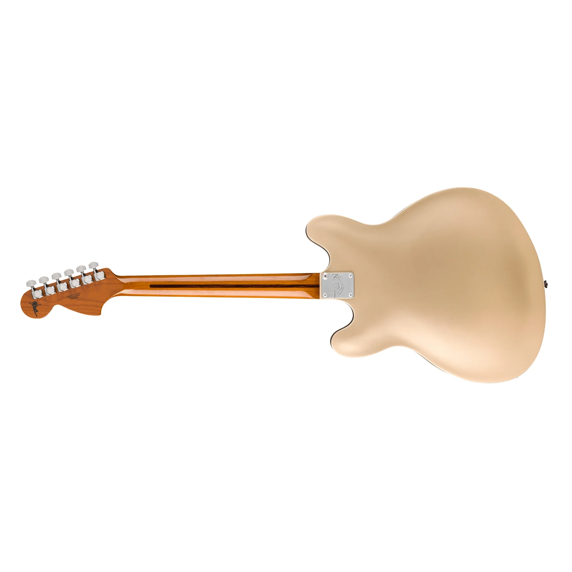 Fender Tom Delonge Starcaster; Satin Shoreline Gold - Image 4